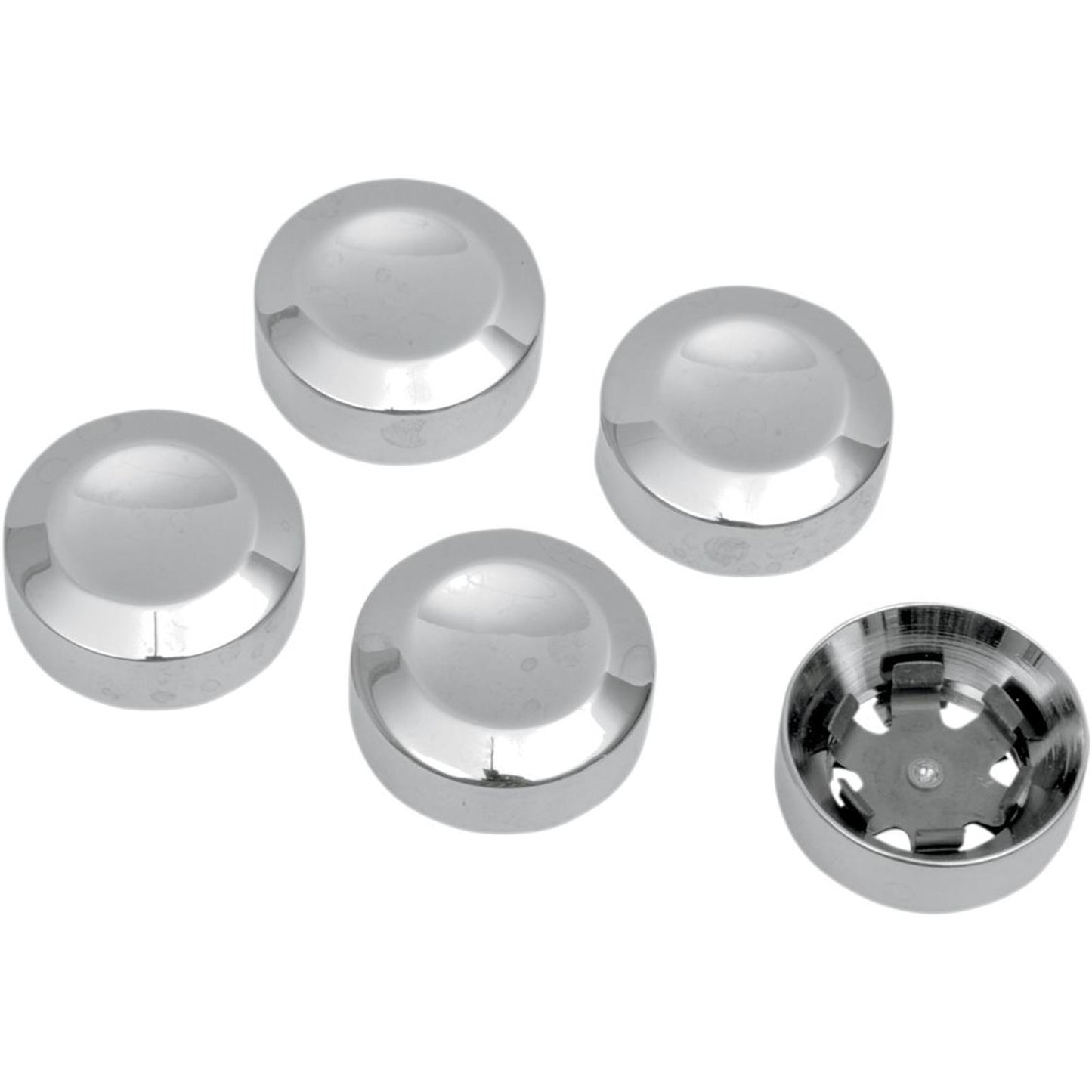 Drag Specialties Rear Pulley Bolt Cover - Chrome [MPN: 1201-0597]_256792