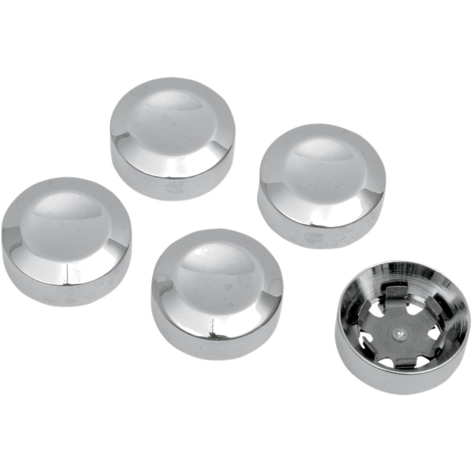 Drag Specialties Rear Pulley Bolt Cover - Chrome [MPN: 1201-0597]_256792