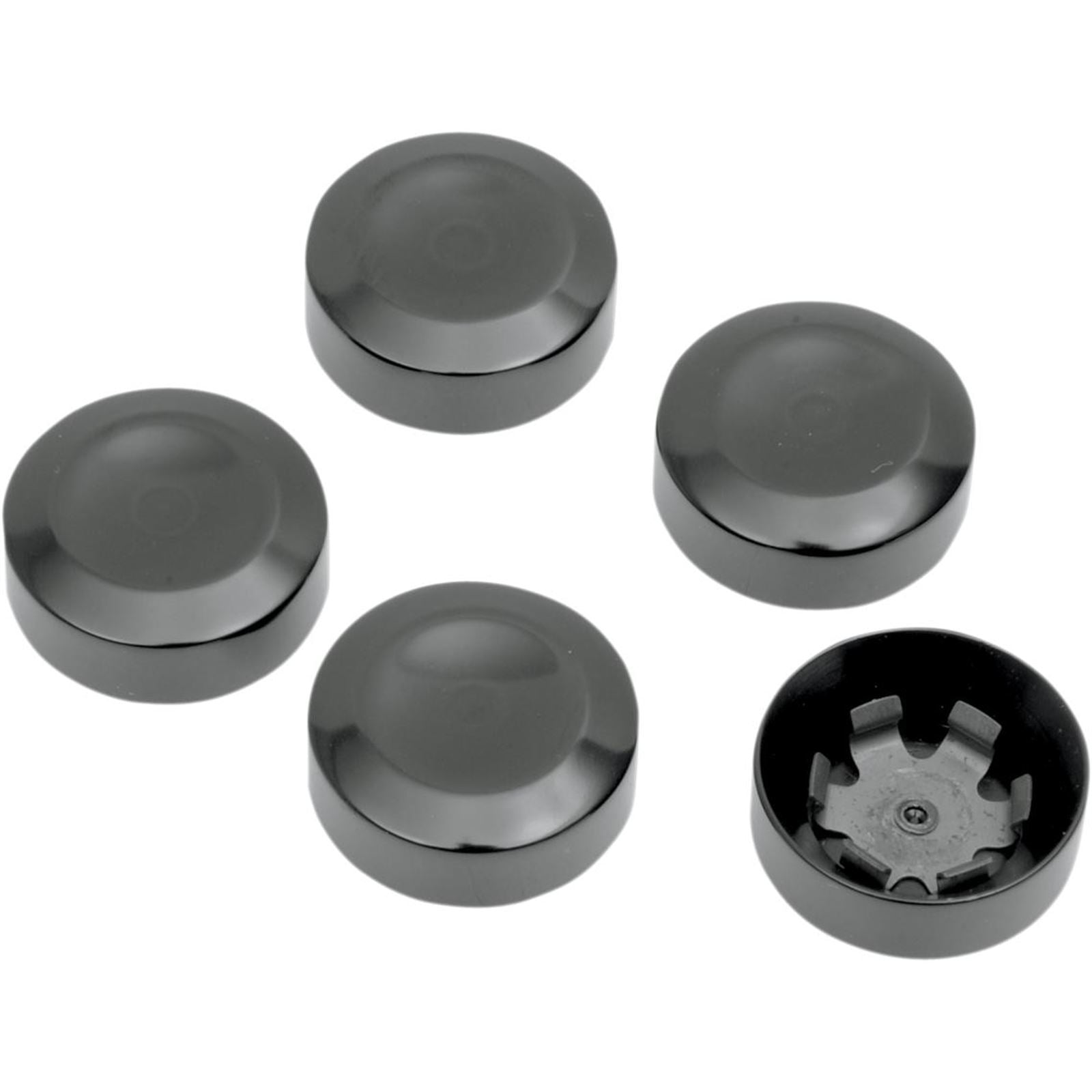 Drag Specialties Rear Pulley Bolt Cover - Black 1201-0598_256793