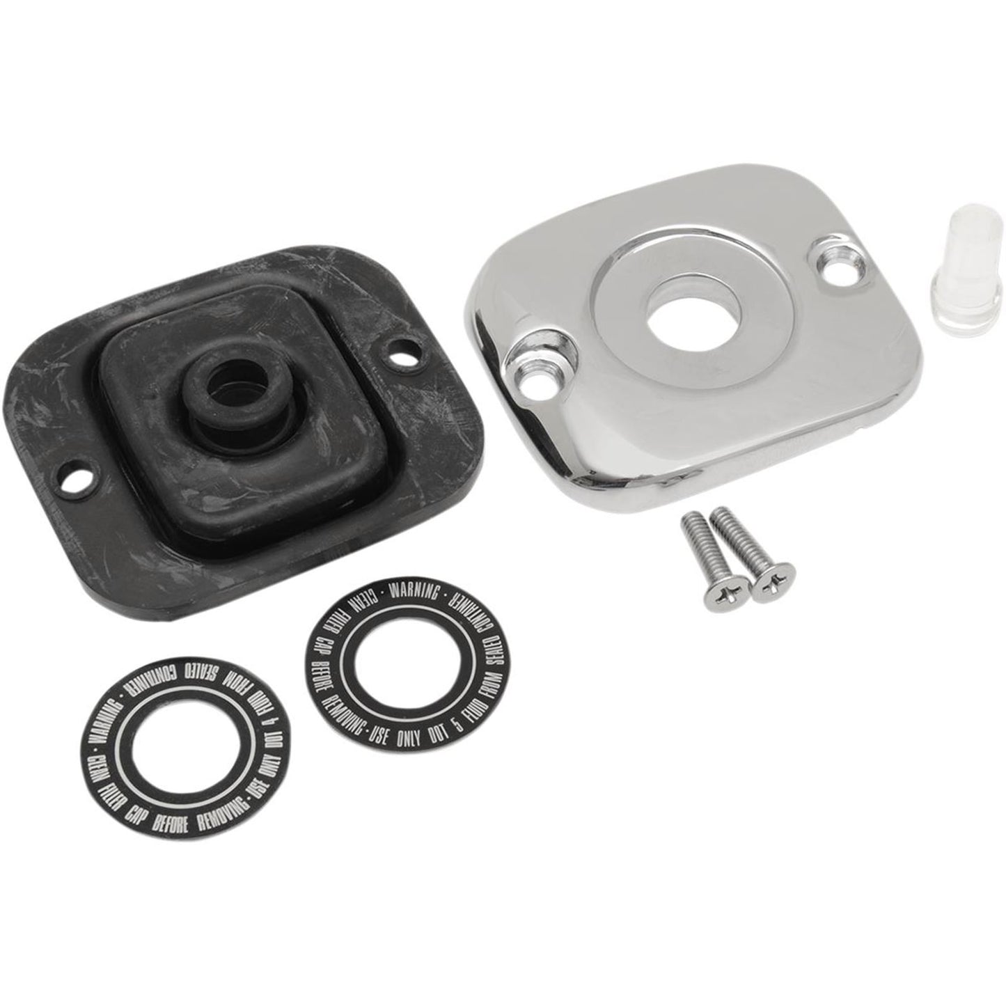 Drag Specialties Master Cylinder Cover - OEM - Chrome - 96-17 1731-0469_256821