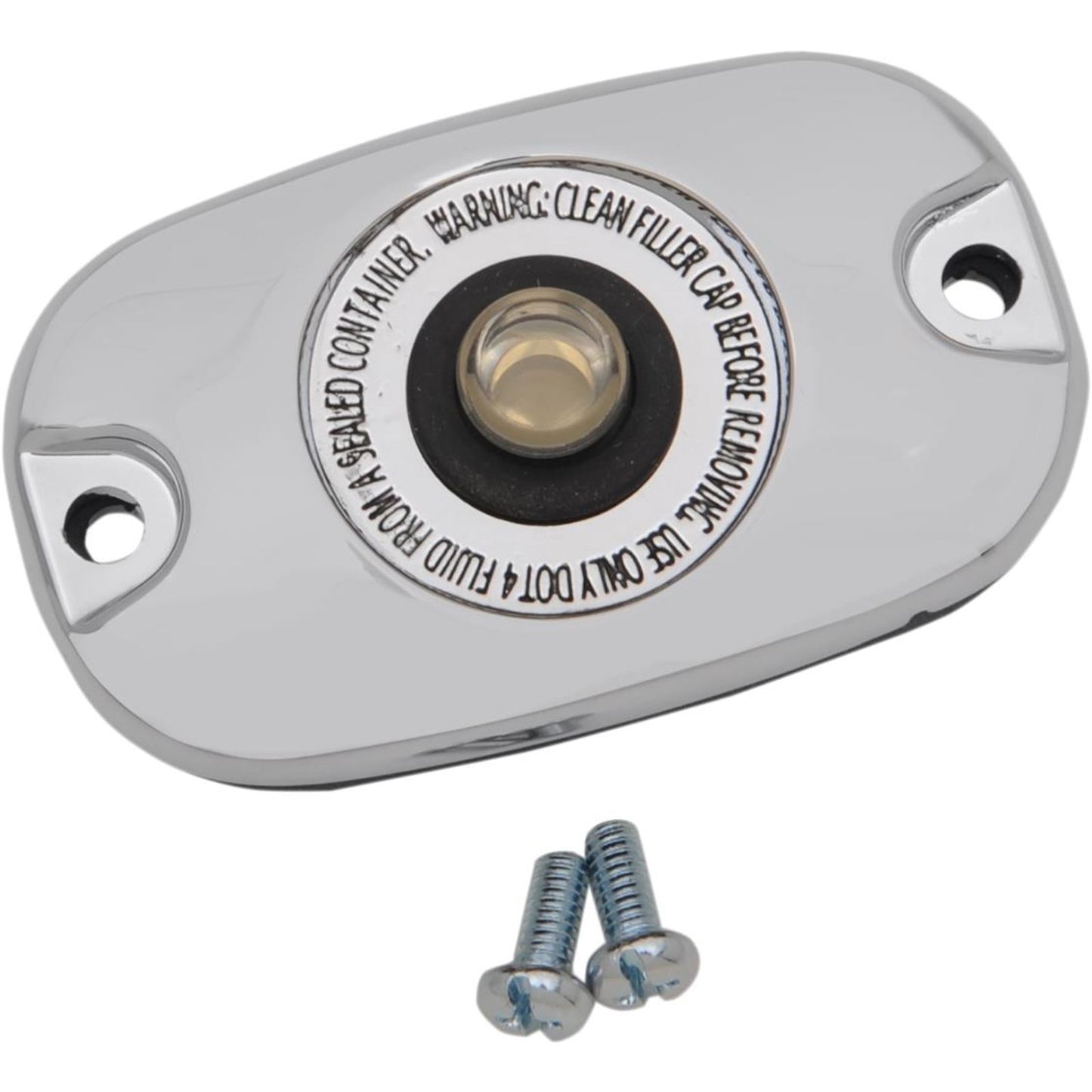 Drag Specialties Rear Master Cylinder Cover - Chrome - 06-17 ST [MPN: 1731-0541]_256823