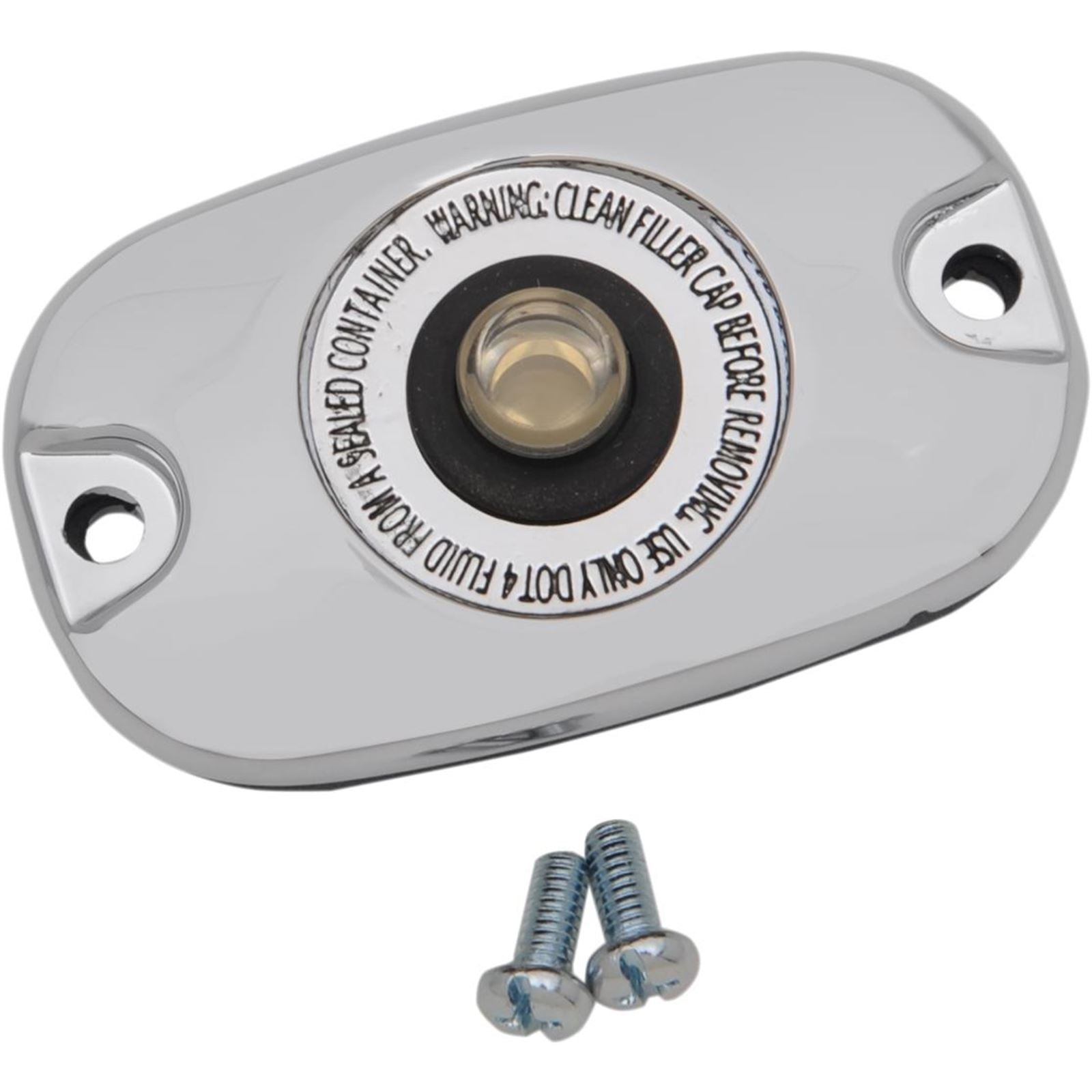 Drag Specialties Rear Master Cylinder Cover - Chrome - 06-17 ST [MPN: 1731-0541]_256823