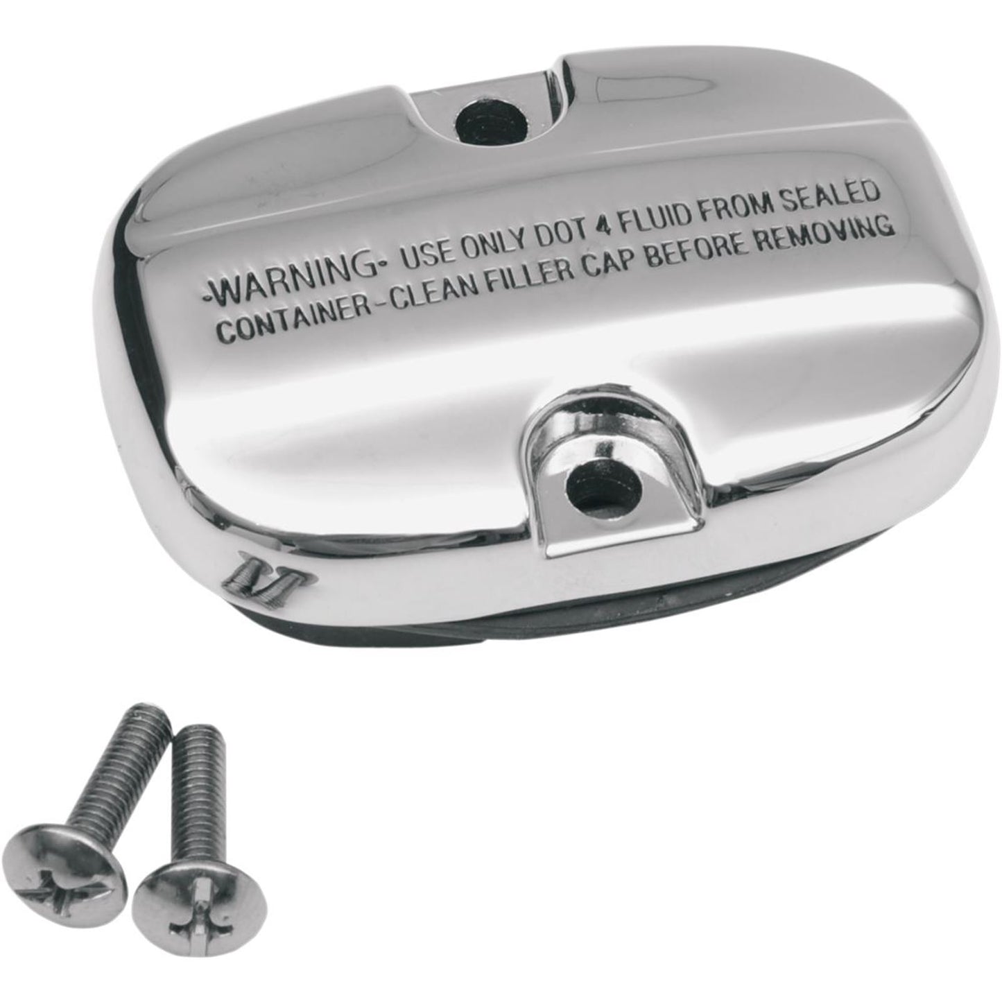 Drag Specialties Rear Master Cylinder Reservoir Cover - 08-17 FLT 1731-0190_256846