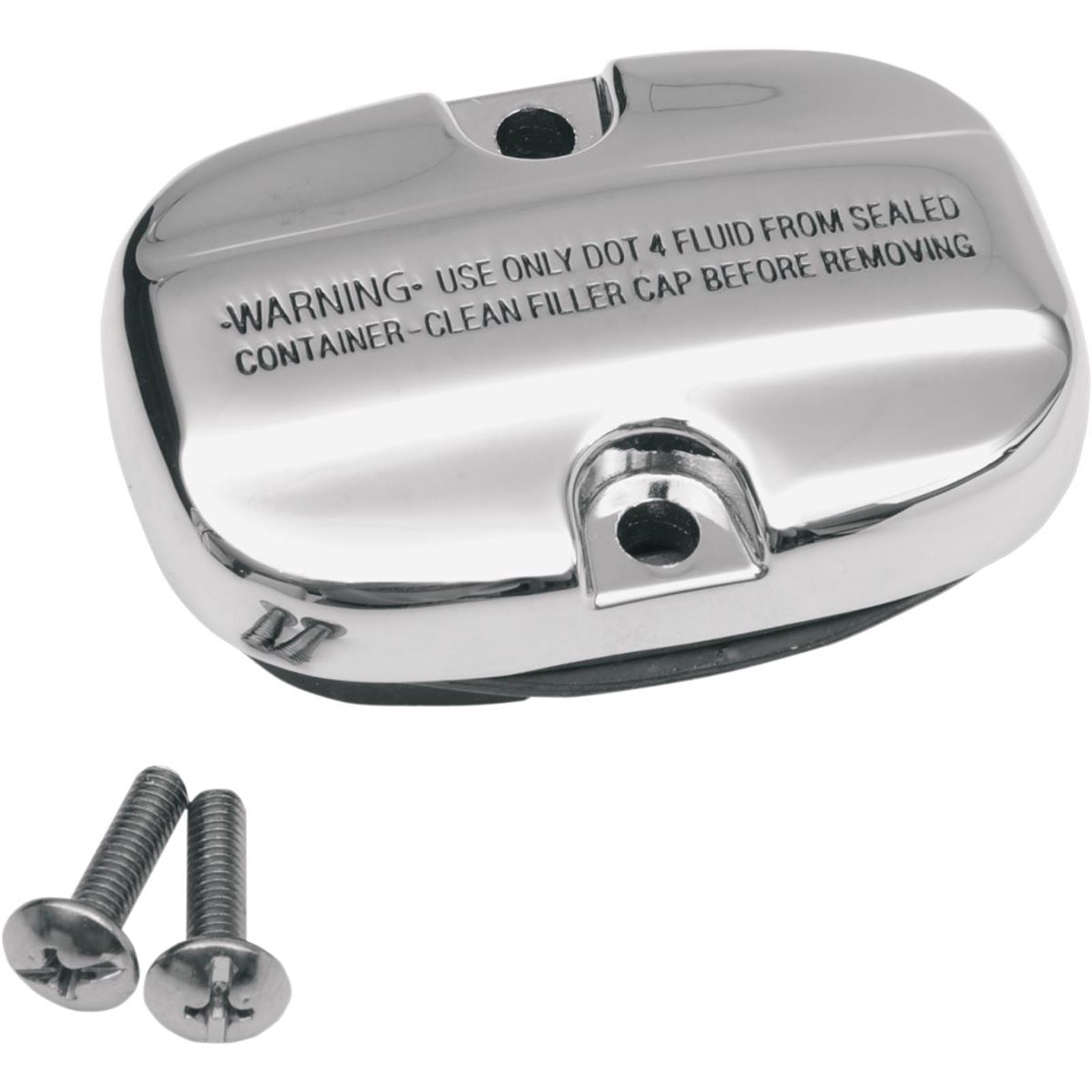Drag Specialties Rear Master Cylinder Reservoir Cover - 08-17 FLT 1731-0190_256846