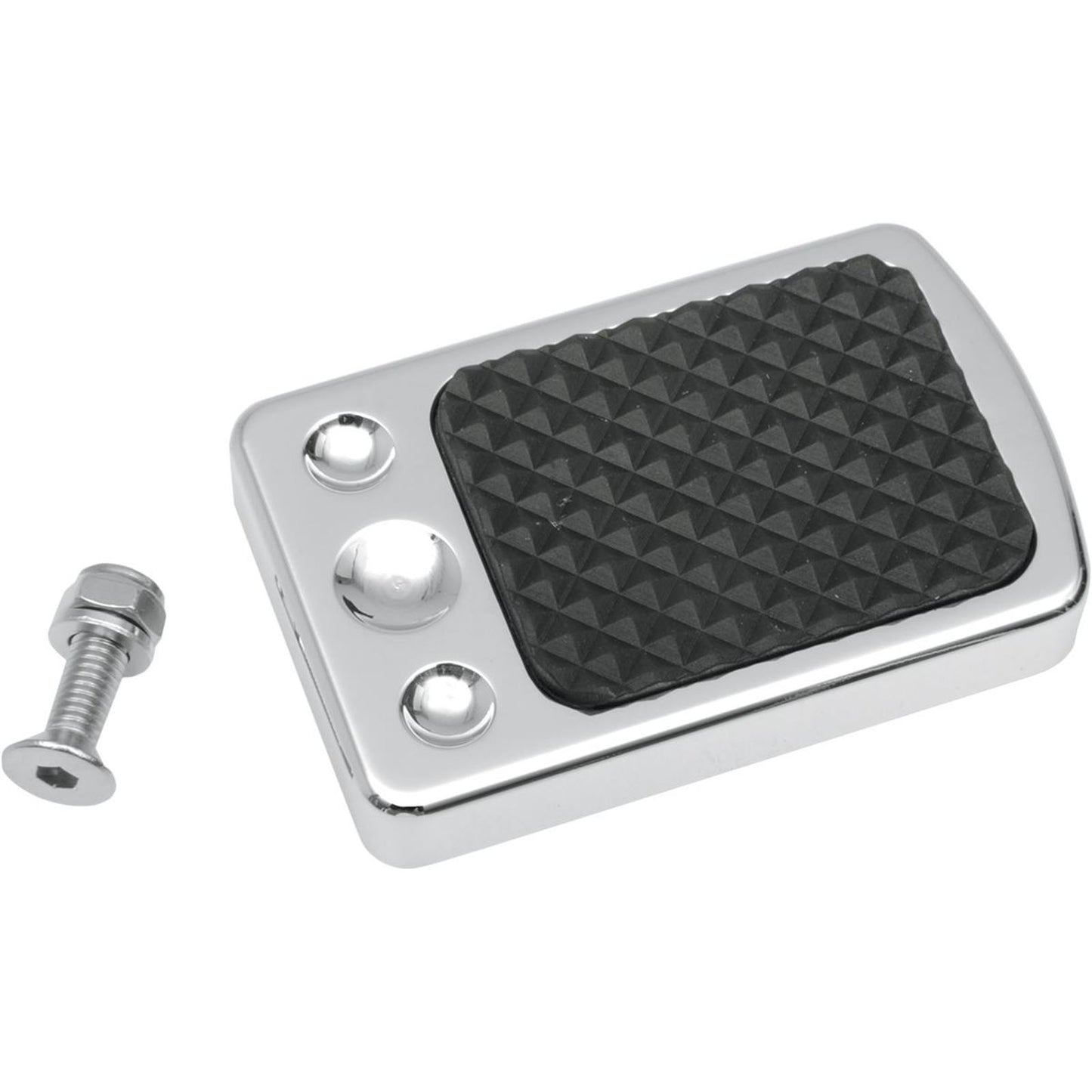 Drag Specialties Chrome Brake Pedal Pad - '84-'10 Softail 1610-0134_256896