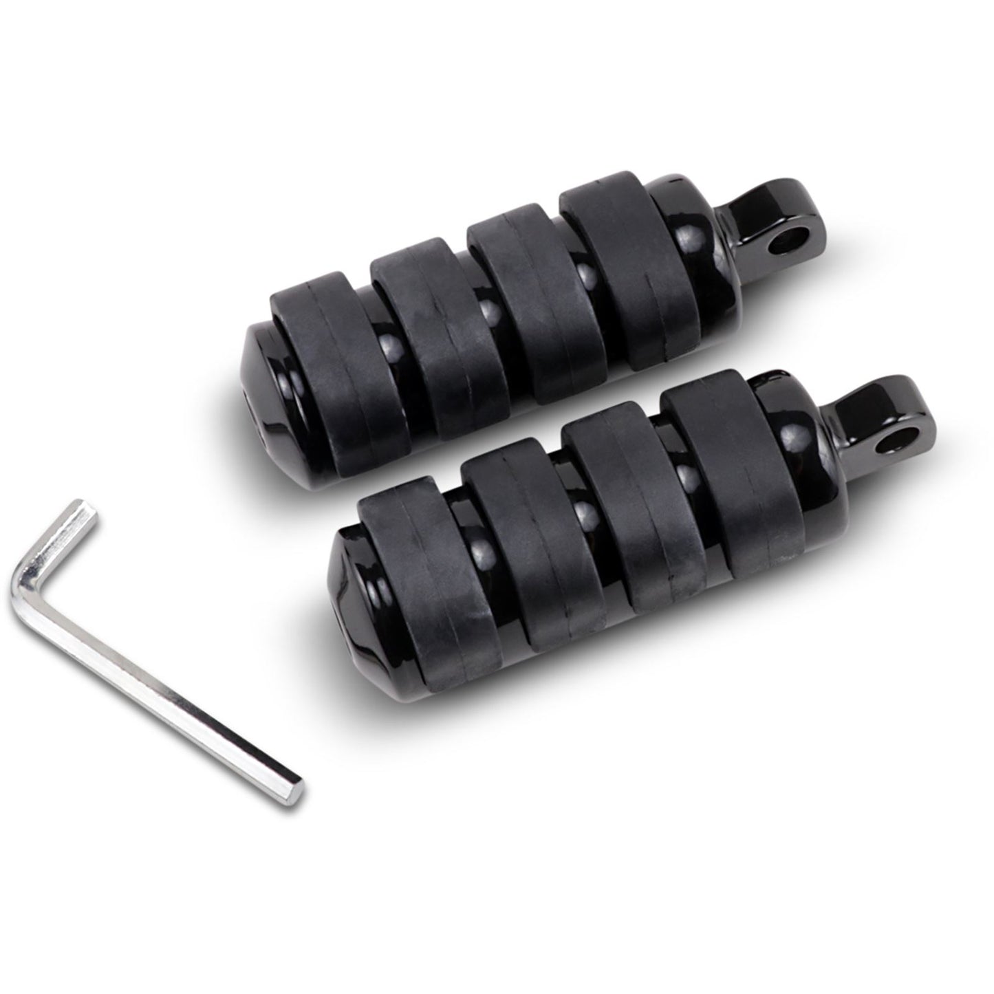 Drag Specialties Soft-Ride Footpeg - Black - Large [MPN: 1603-0352]_373929