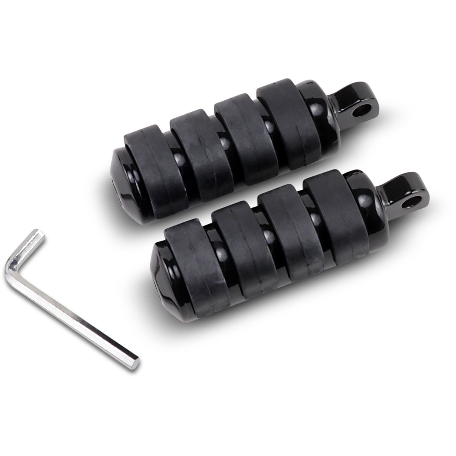 Drag Specialties Soft-Ride Footpeg - Black - Large [MPN: 1603-0352]_373929