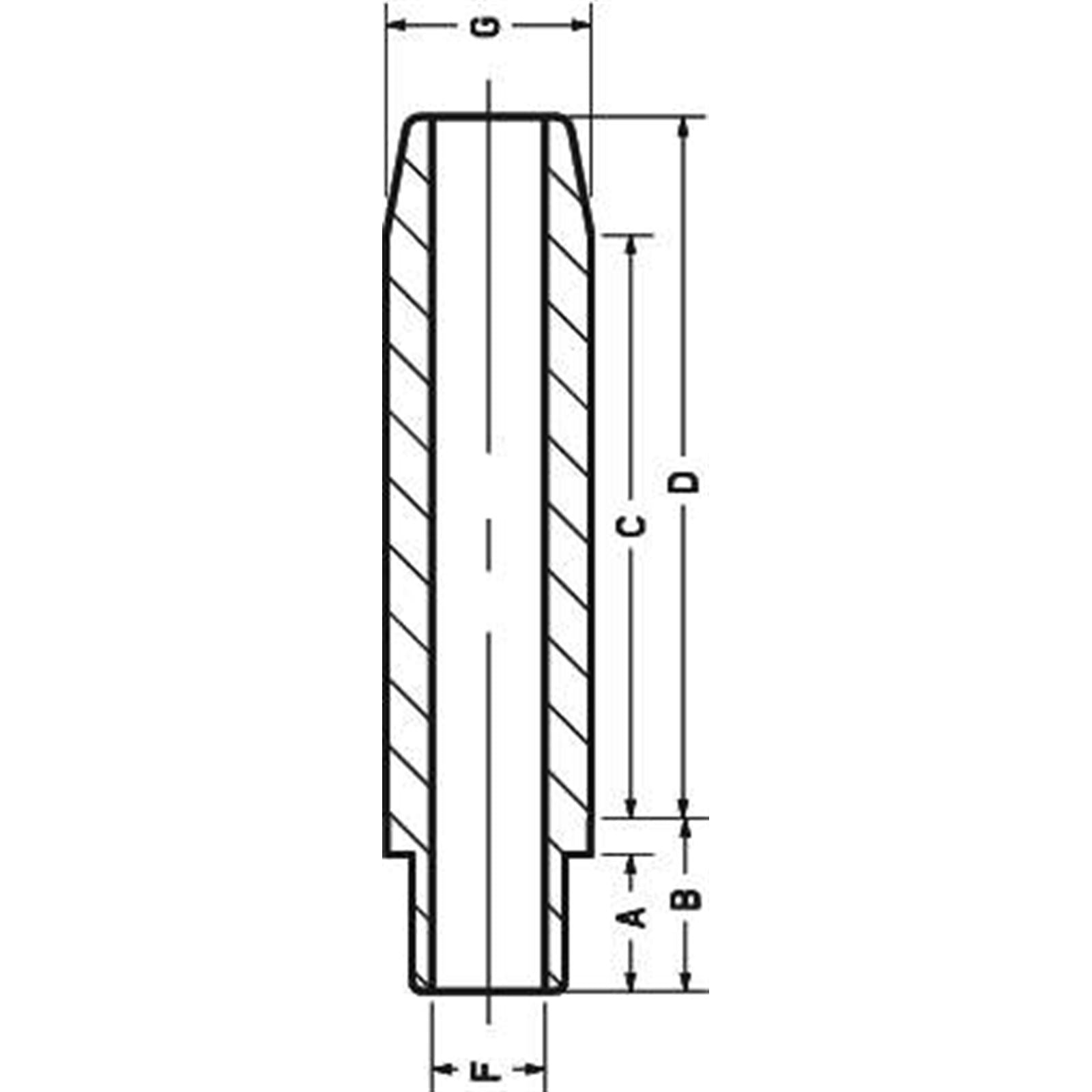 KPMI Guide Intake/Exhaust Standard. Bronze fits H-D Evolution 87-99 [MPN: 20-4320]_256975