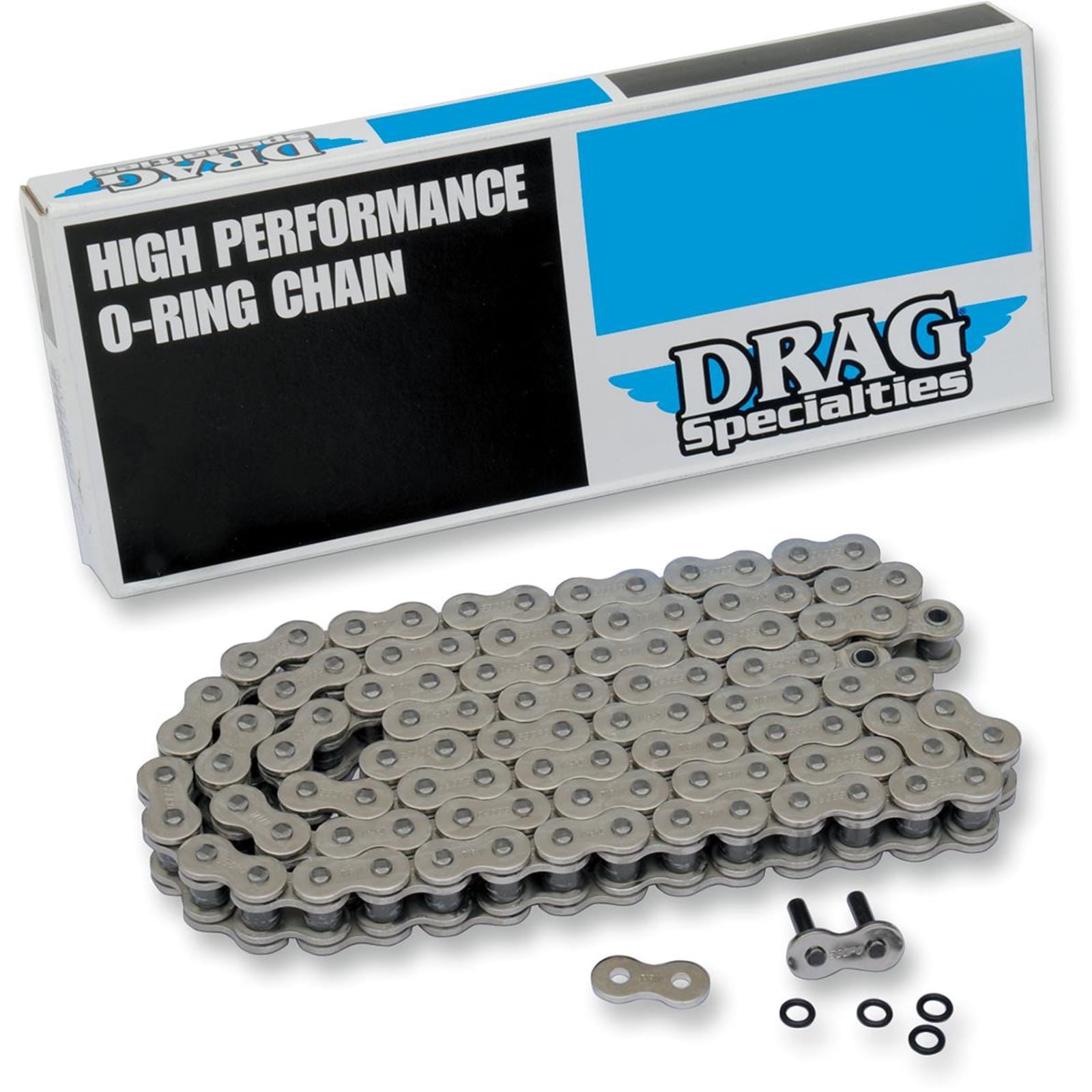 Drag Specialties 530 Series - O-Ring Chain - Chrome - 104 Links 1222-0262_257094