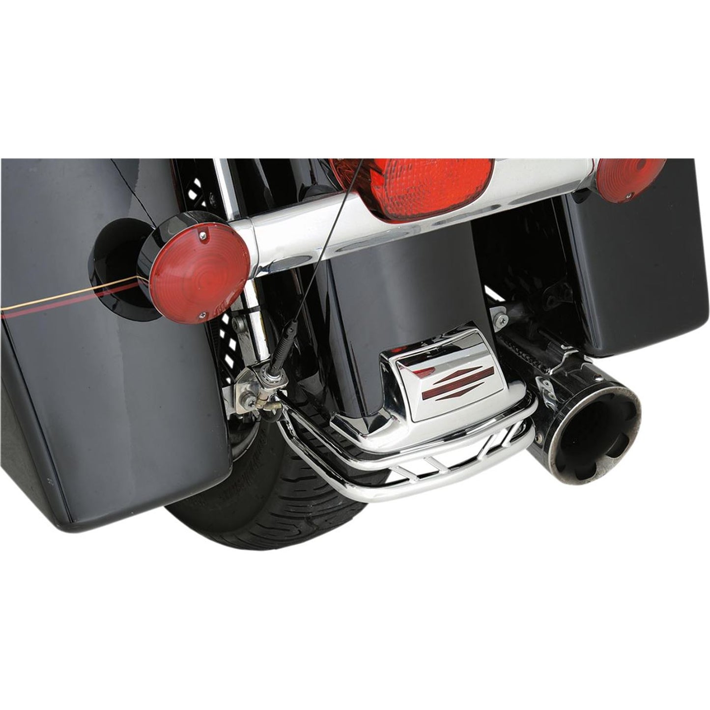 Drag Specialties Rear Fender Rail - Chrome 1412-0012_257256