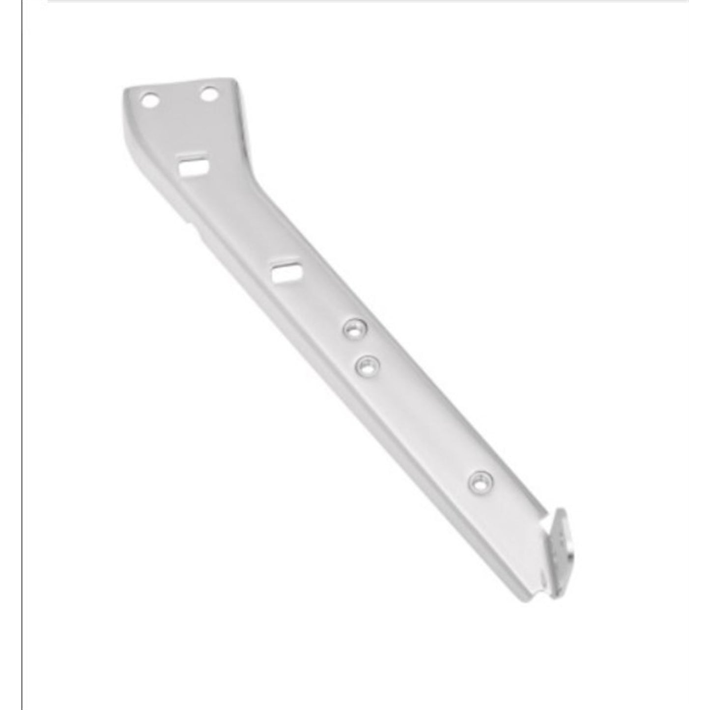 Drag Specialties Left Saddlebag Rail Support  Bracket - Chrome 1413-0011_1380843