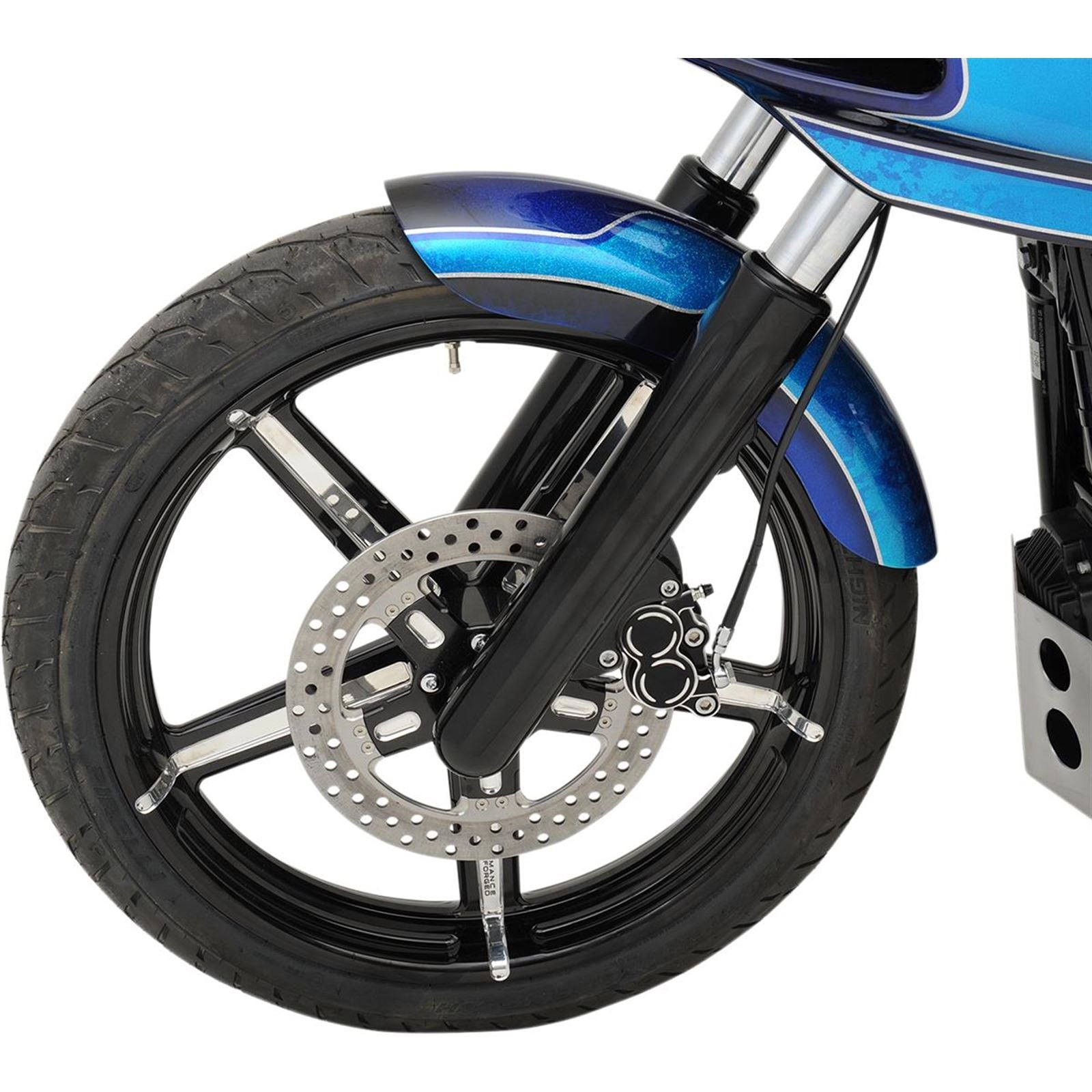 Drag Specialties Fender-To-Fork Adapters - Black 1410-0098_257261