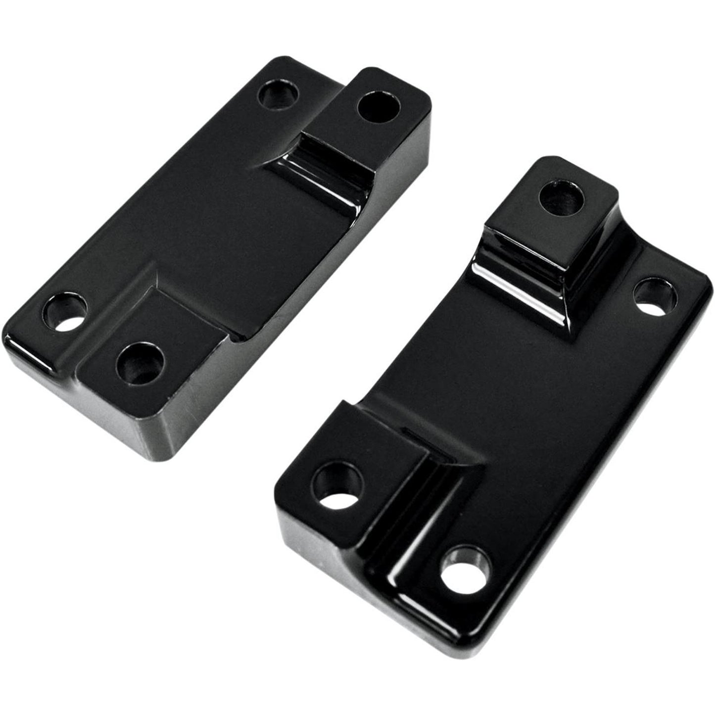 Drag Specialties Fender-To-Fork Adapters - Gloss Black 1410-0064_257268