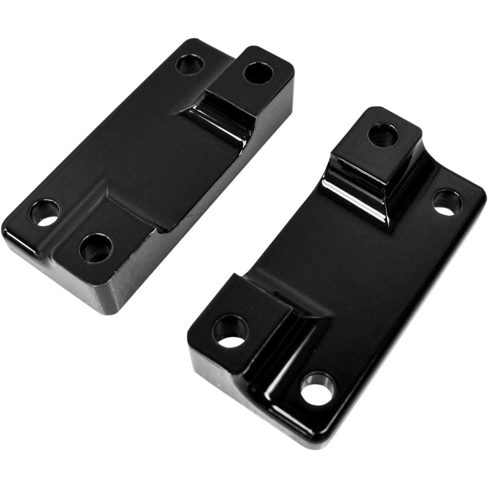 Drag Specialties Fender-To-Fork Adapters - Gloss Black 1410-0064_257268