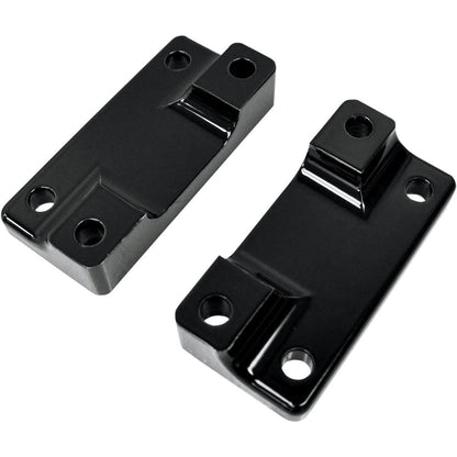 Drag Specialties Fender-To-Fork Adapters - Gloss Black 1410-0064_257268