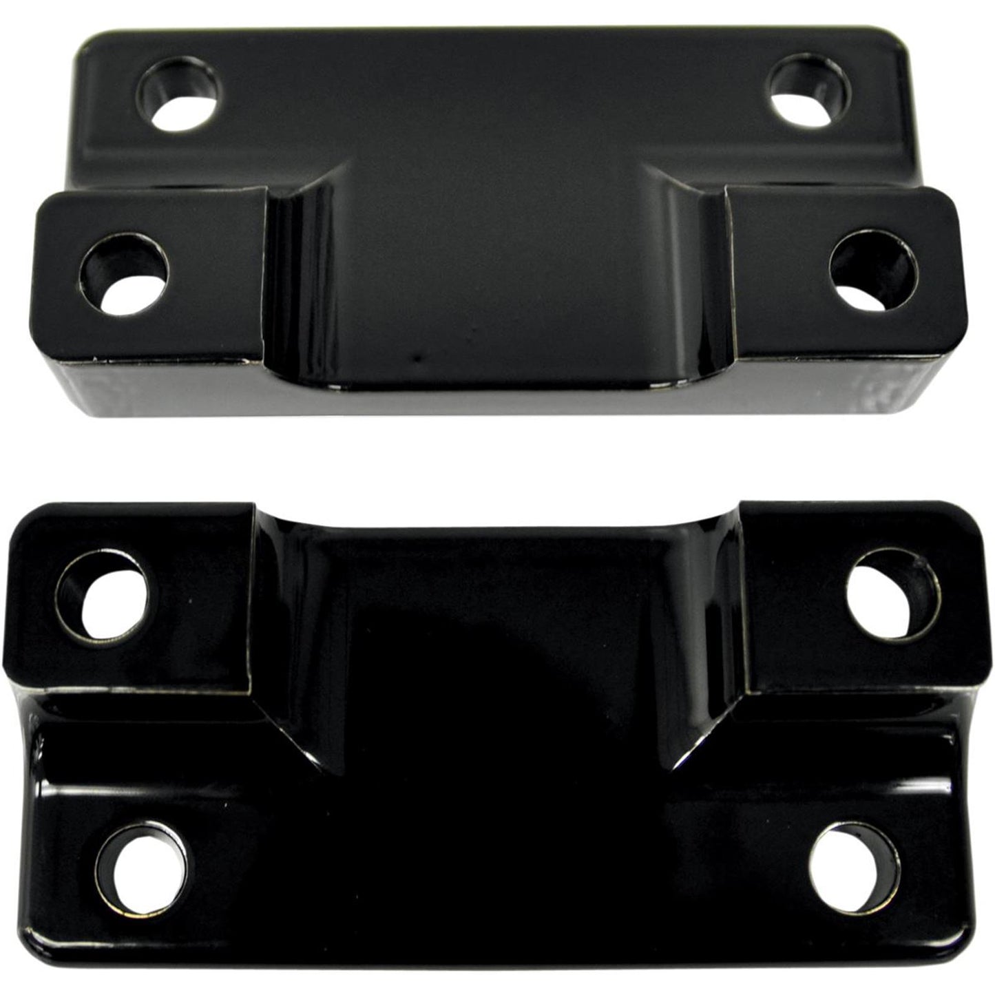 Drag Specialties Fender-To-Fork Adapters - Gloss Black 1410-0064_257269
