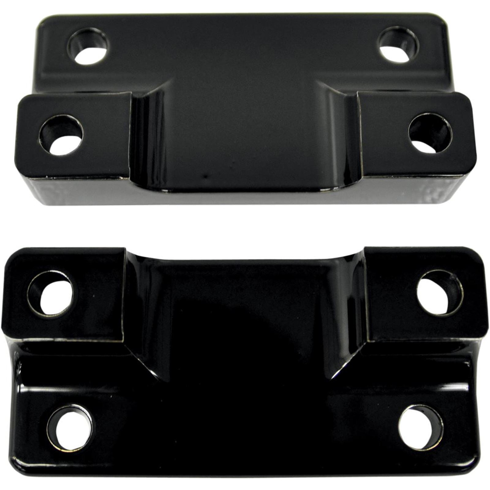 Drag Specialties Fender-To-Fork Adapters - Gloss Black 1410-0064_257269