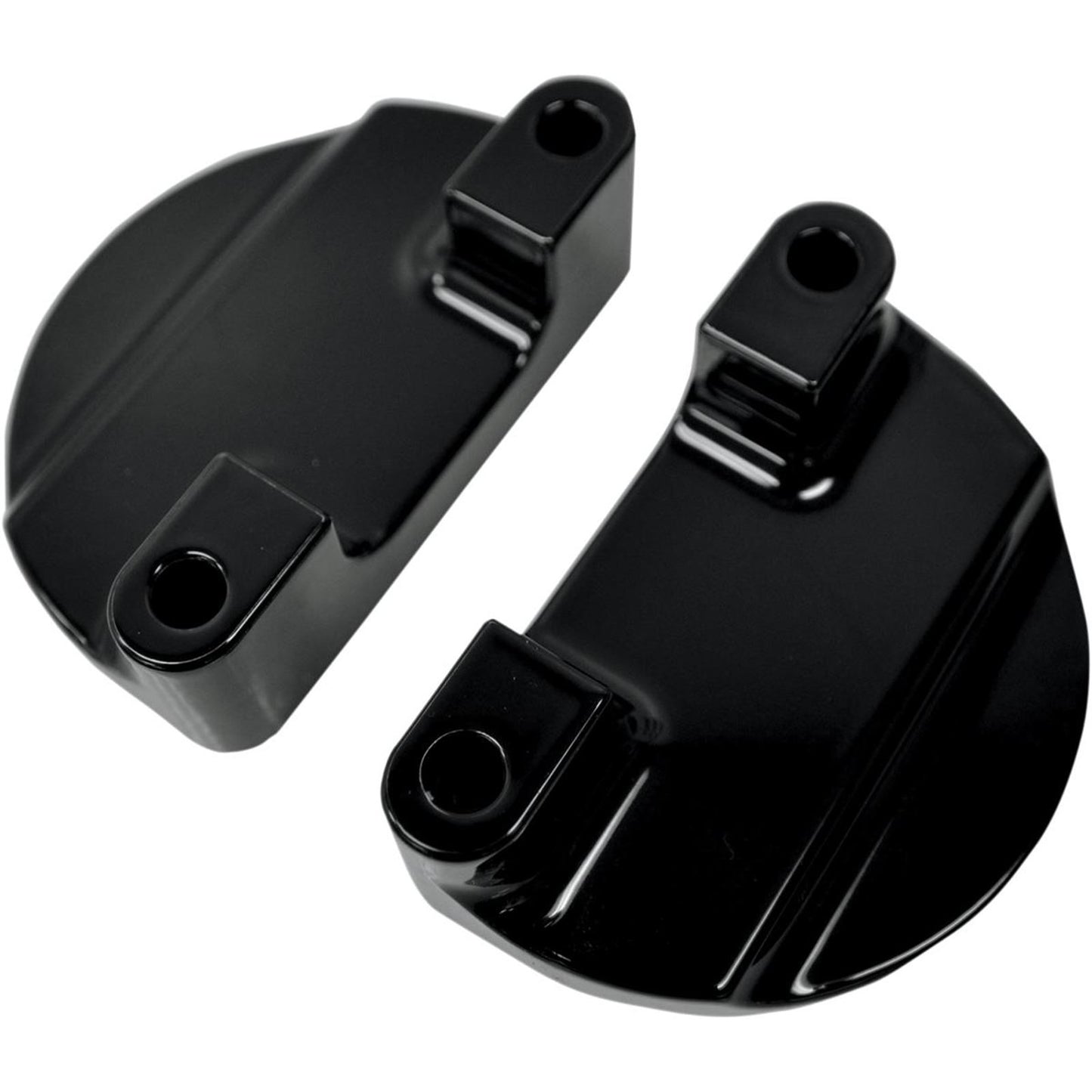 Drag Specialties Fender-To-Fork Adapters - Gloss Black 1410-0065_257270