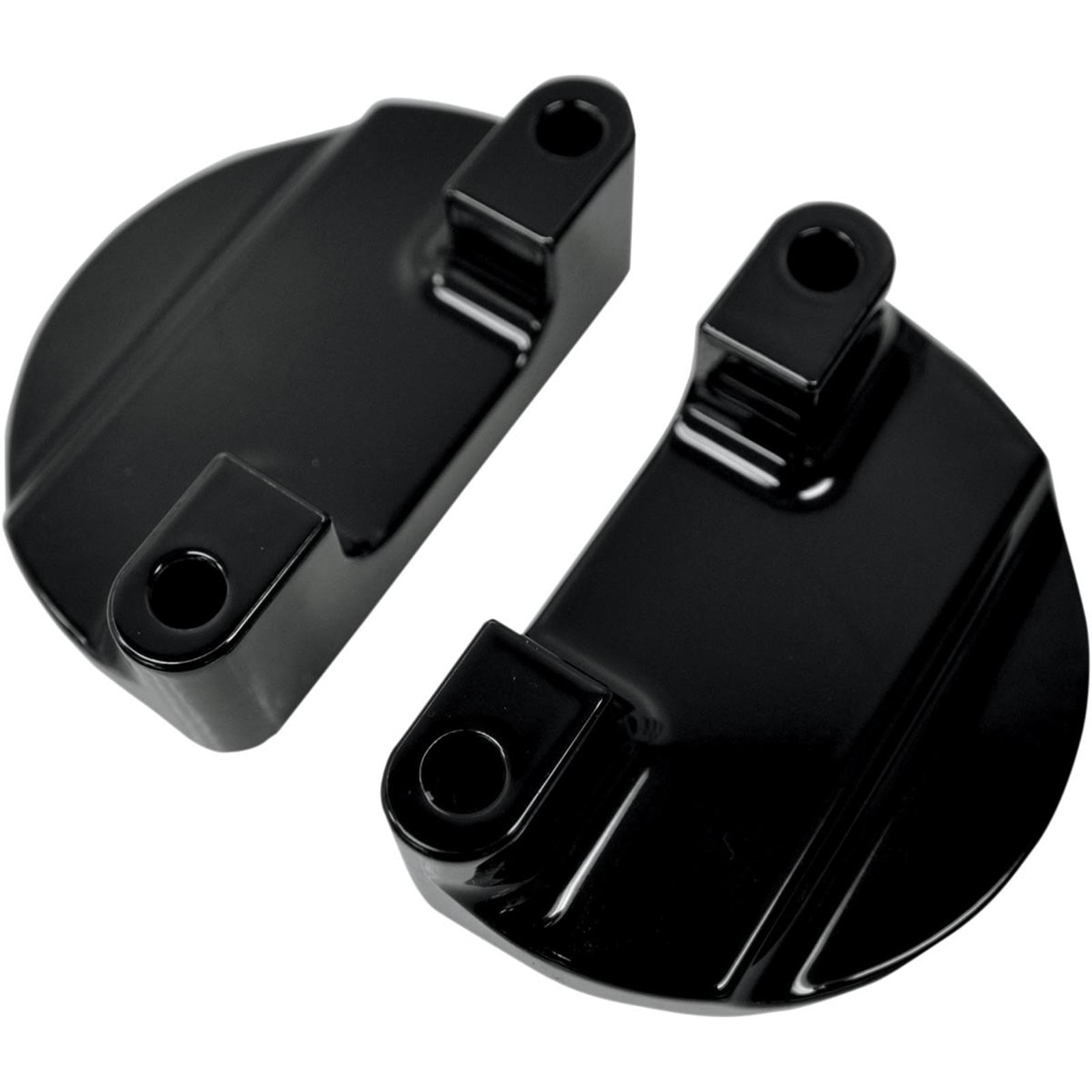 Drag Specialties Fender-To-Fork Adapters - Gloss Black 1410-0065_257270