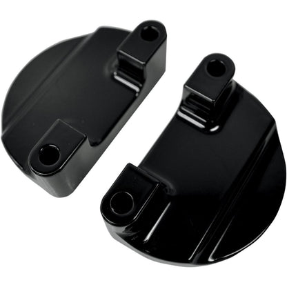Drag Specialties Fender-To-Fork Adapters - Gloss Black 1410-0065_257270