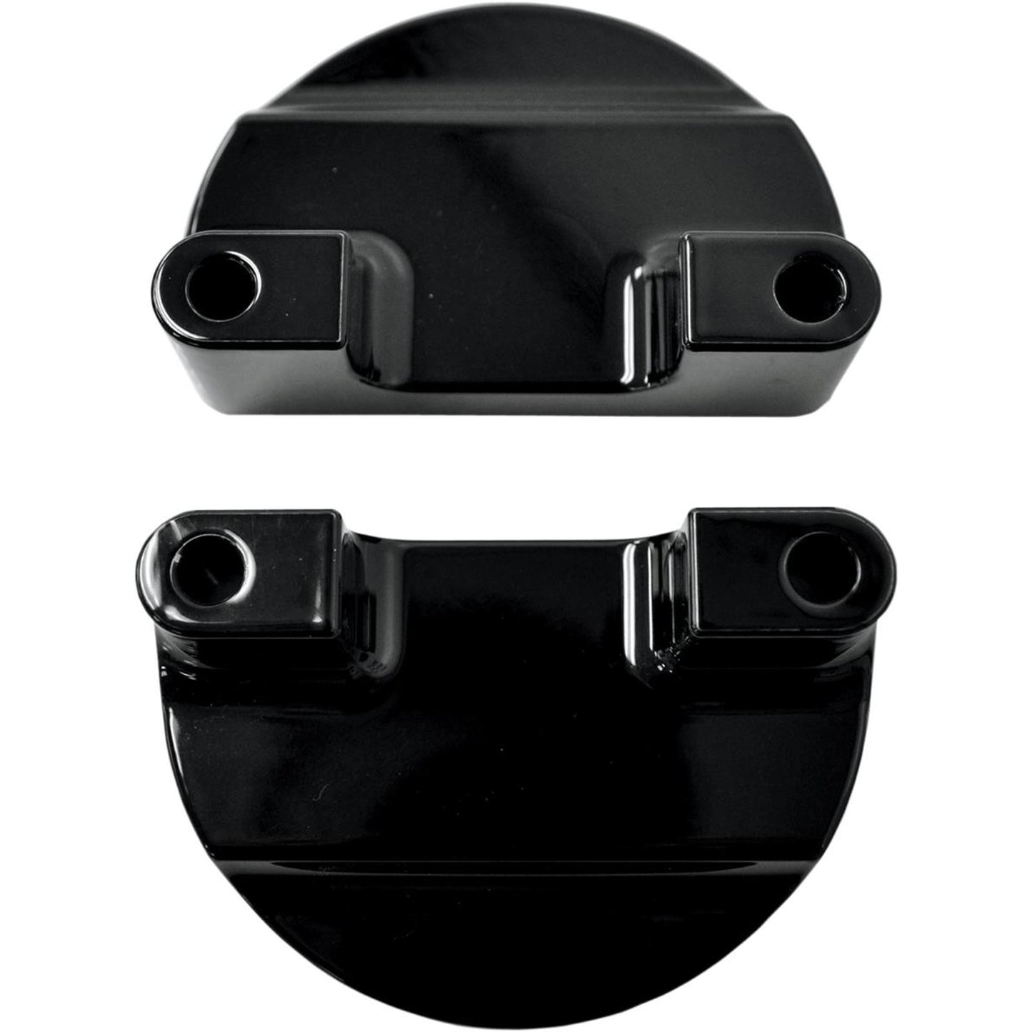 Drag Specialties Fender-To-Fork Adapters - Gloss Black 1410-0065_257271