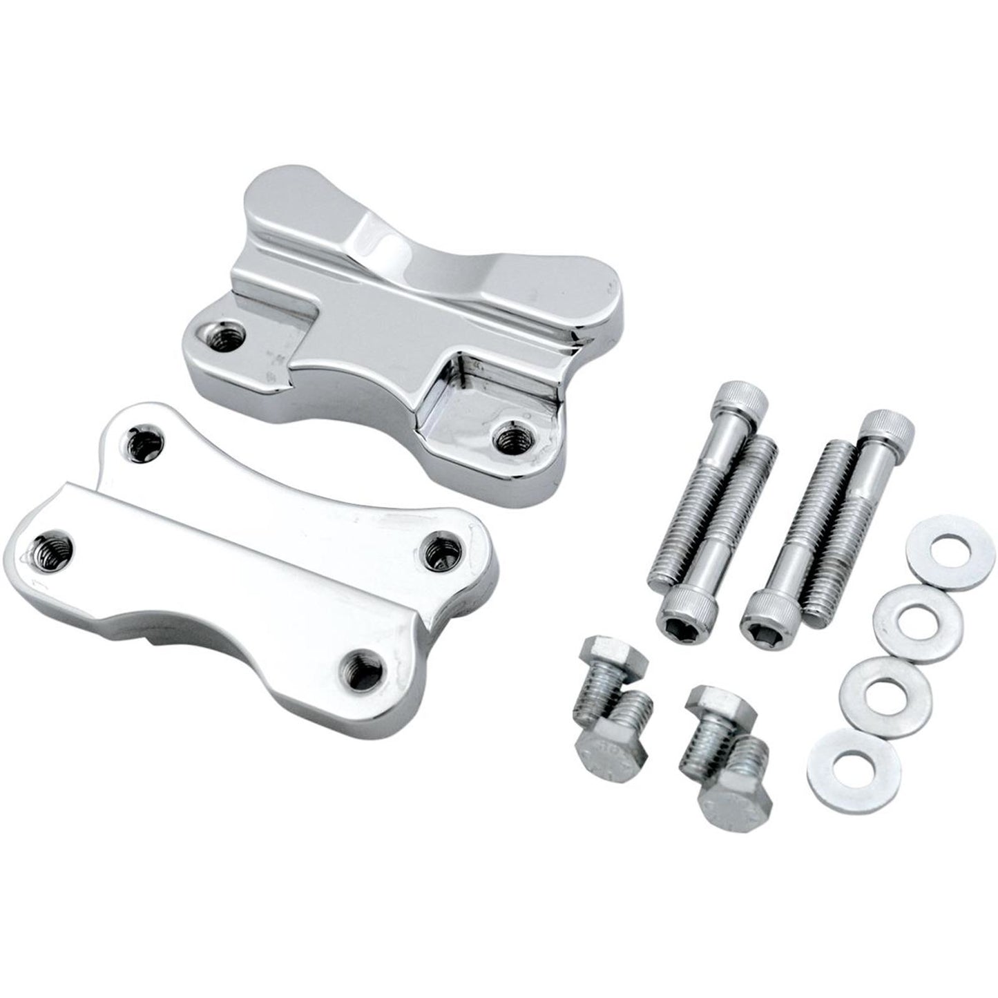 Drag Specialties Fender-To-Fork Adapters - Chrome [MPN: 1410-0066]_257272