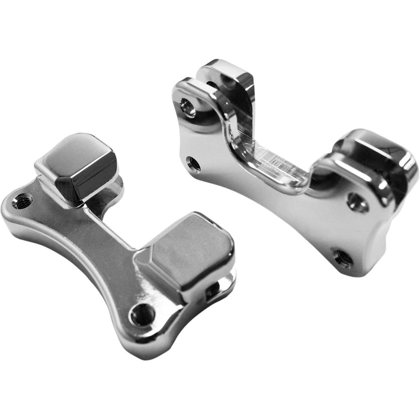 Drag Specialties Fender-To-Fork Adapters - Chrome 1410-0095_257274