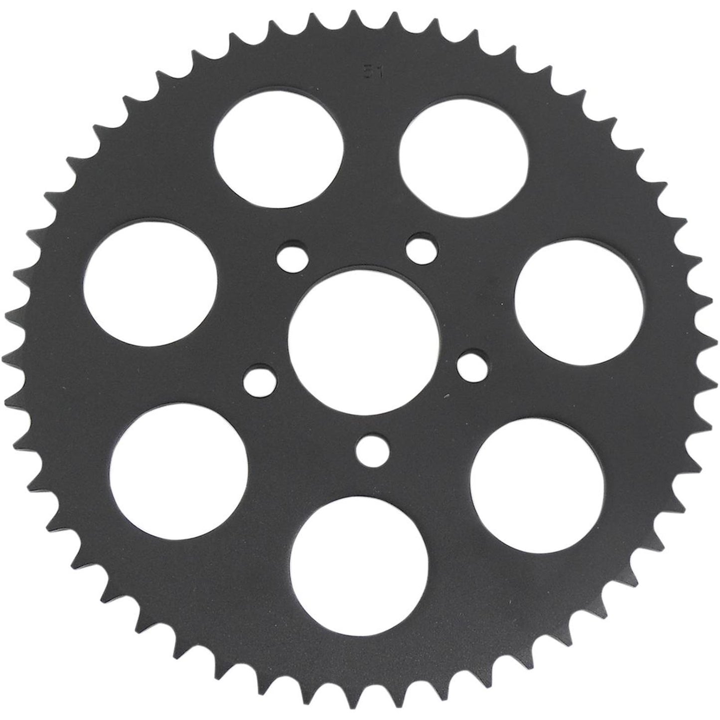 Drag Specialties Rear Sprocket - Gloss Black - Flat - 51-Tooth 1210-1846_257296