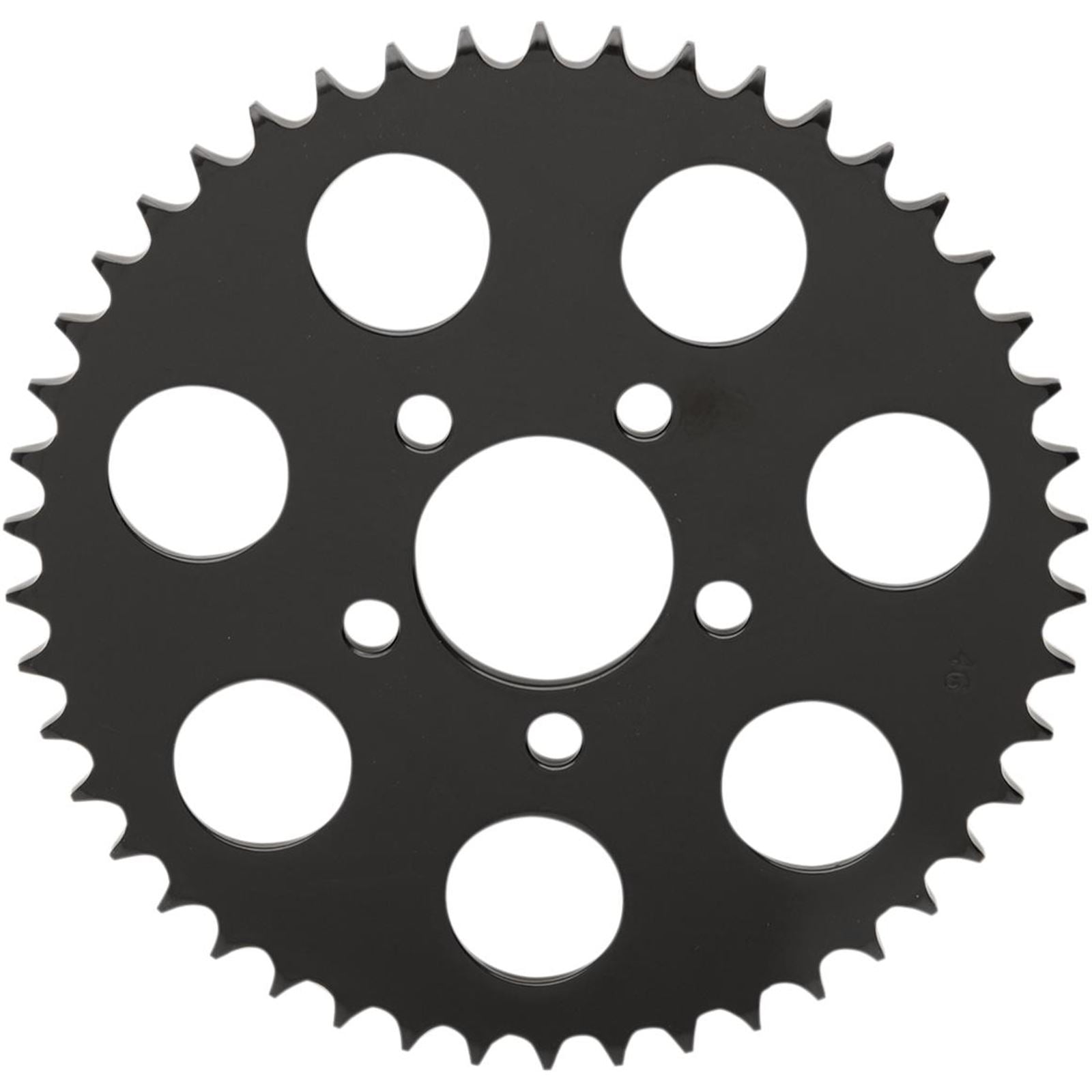 Drag Specialties Rear Sprocket - Gloss Black - Flat -  46-Tooth 1210-1843_257309
