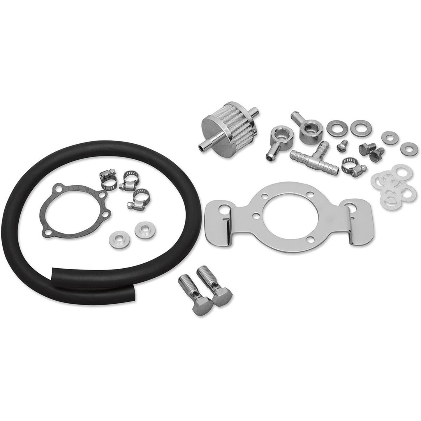 Drag Specialties Mount Air Cleaner with Breather 07-17XL 1013-0030_257324