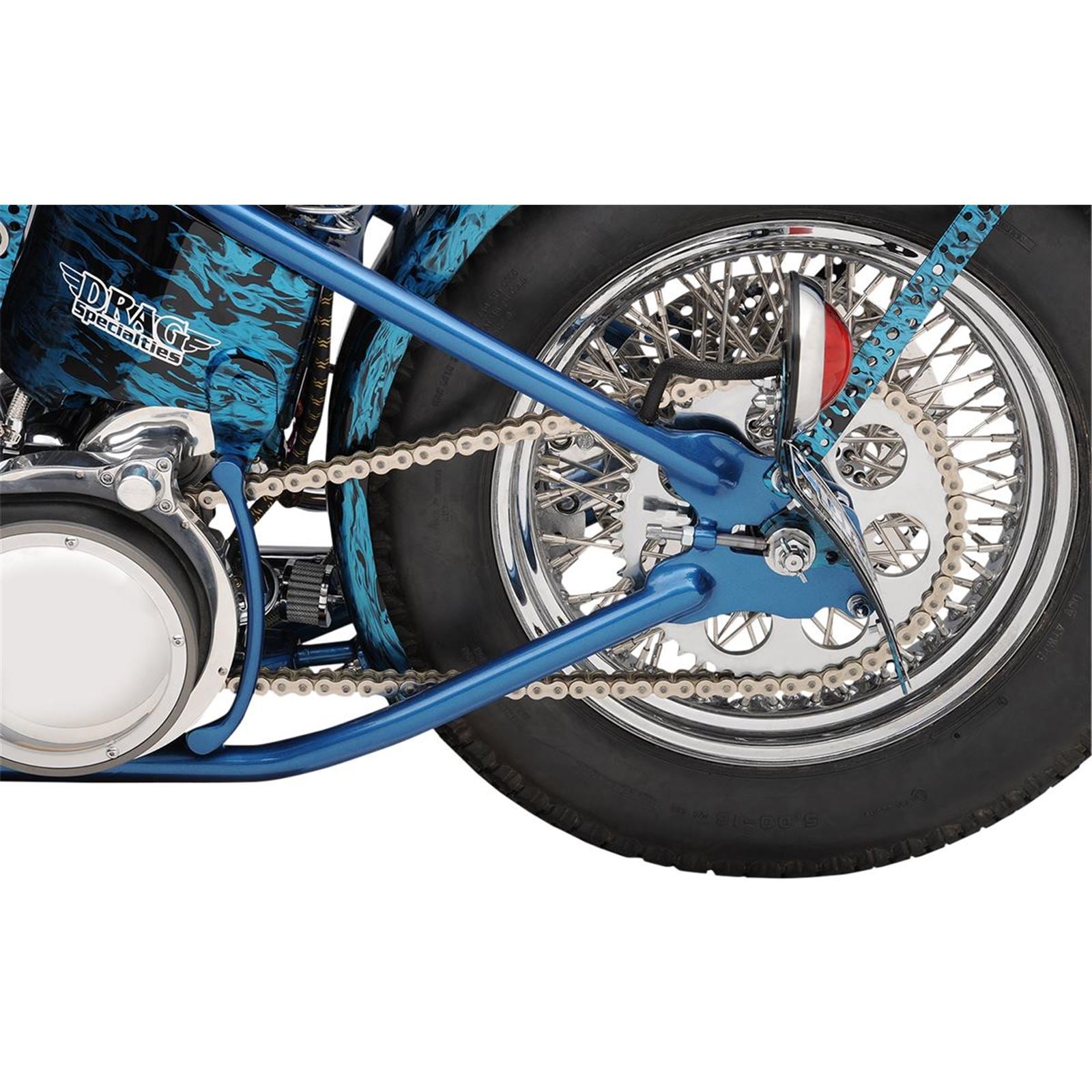 Drag Specialties Rear Sprocket - Chrome - Flat -  49-Tooth 1210-0365_257399