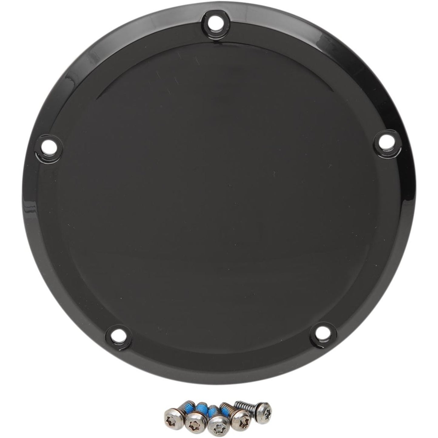 Drag Specialties Gloss Black Derby Cover 1107-0556_257493
