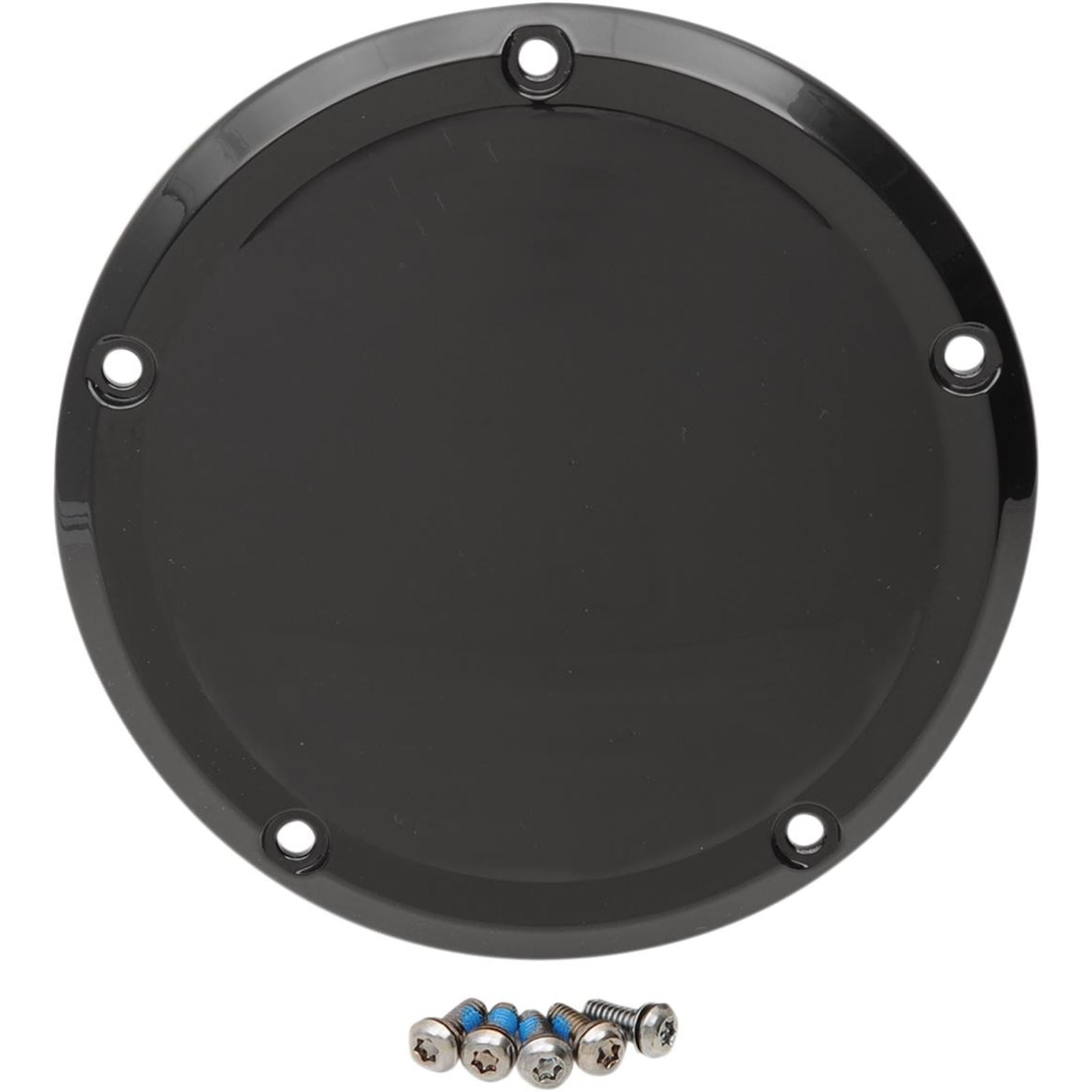 Drag Specialties Gloss Black Derby Cover 1107-0556_257493