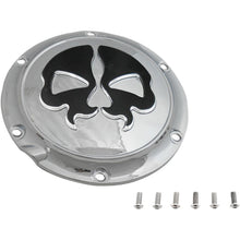 Drag Specialties Split Skull Derby Cover - Chrome 1107-0550_257499