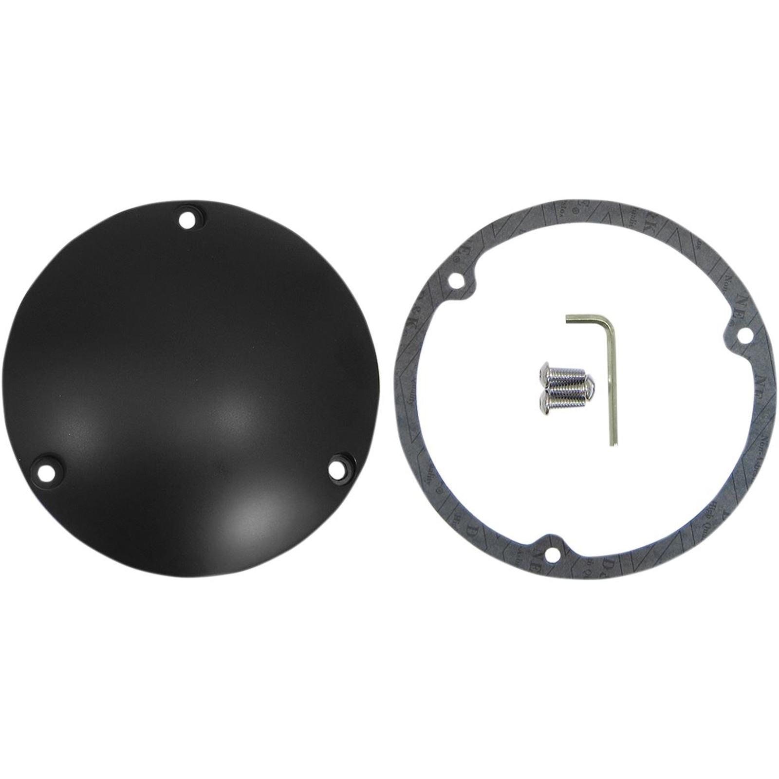 Drag Specialties Matte Black Derby Cover [MPN: 1107-0365]_257542