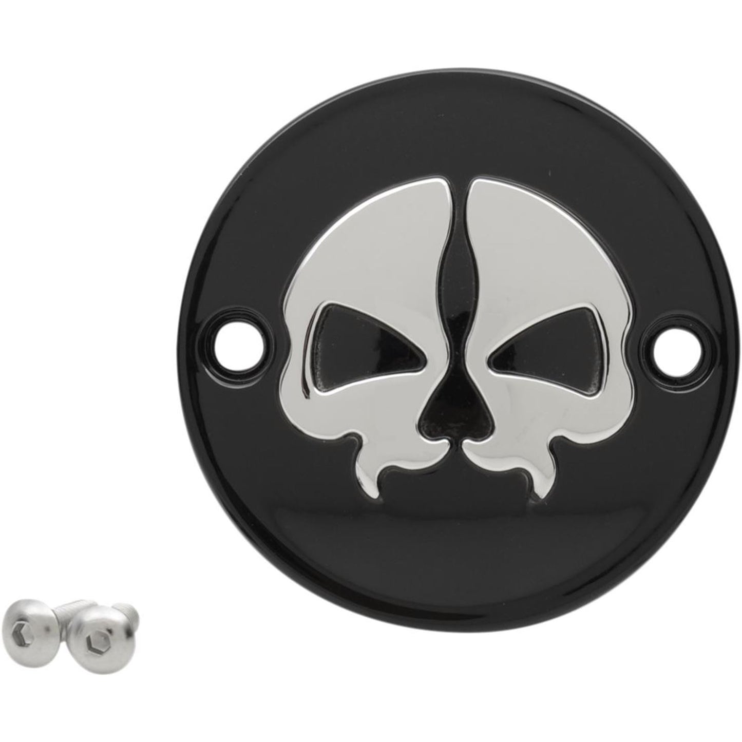 Drag Specialties Points Cover - Split Skull - Black - Milwaukee-Eight 0940-1744_257591