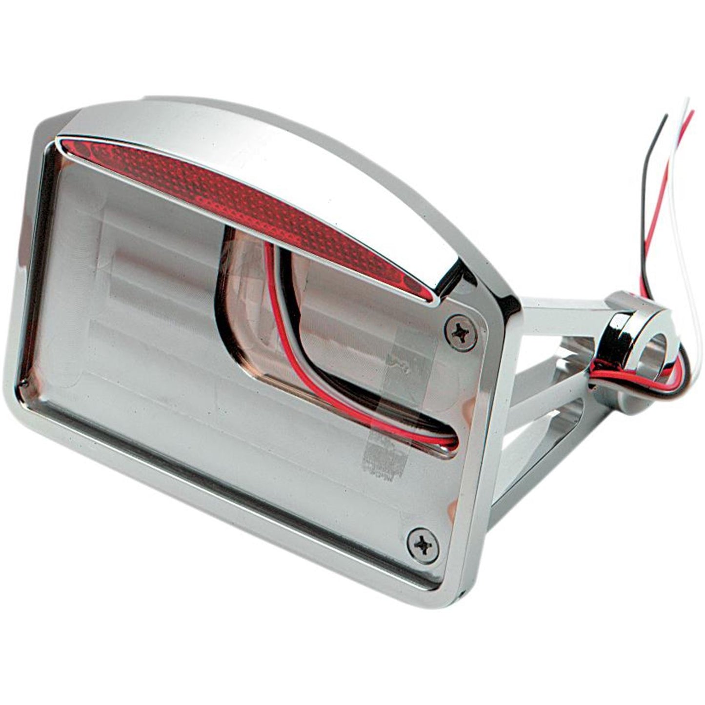 Drag Specialties Side Mount Taillight/License Plate Mount - Flat Horizontal - Half-Moon 0906-6042_257685
