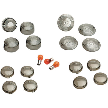 Drag Specialties Smoked Bullet Lens Kit - '00-'19 0906-6316_257687