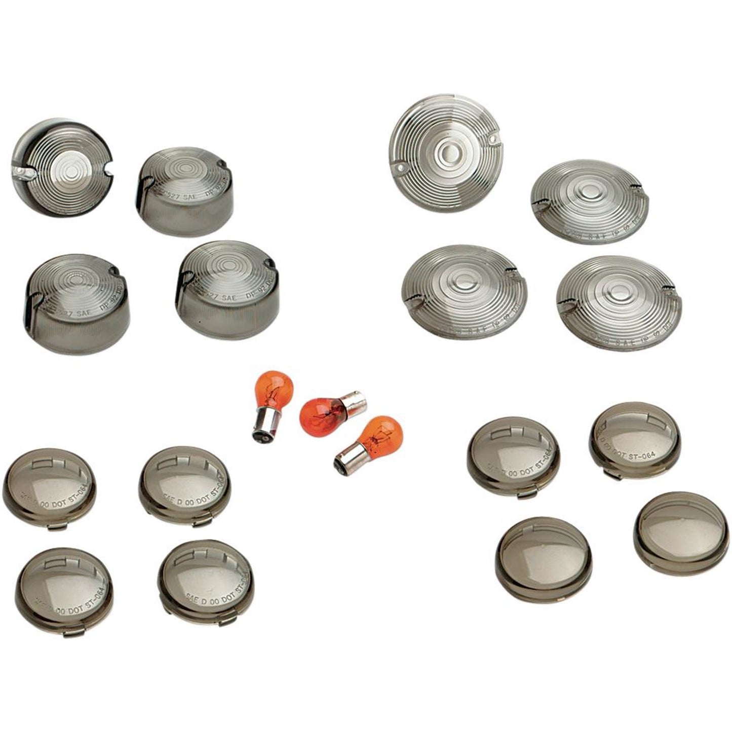 Drag Specialties Smoked Flat Lens Kit - '86-'19 0906-6318_257692