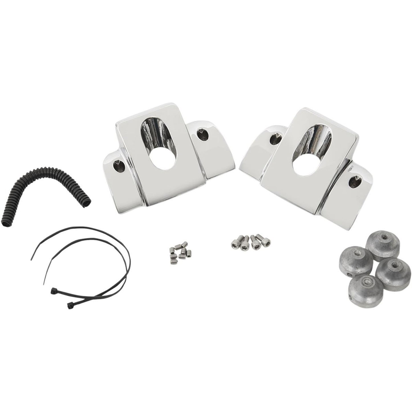 Drag Specialties Spark Plug Cover Chrome 99-17 Twin Cam 0940-1317_257696