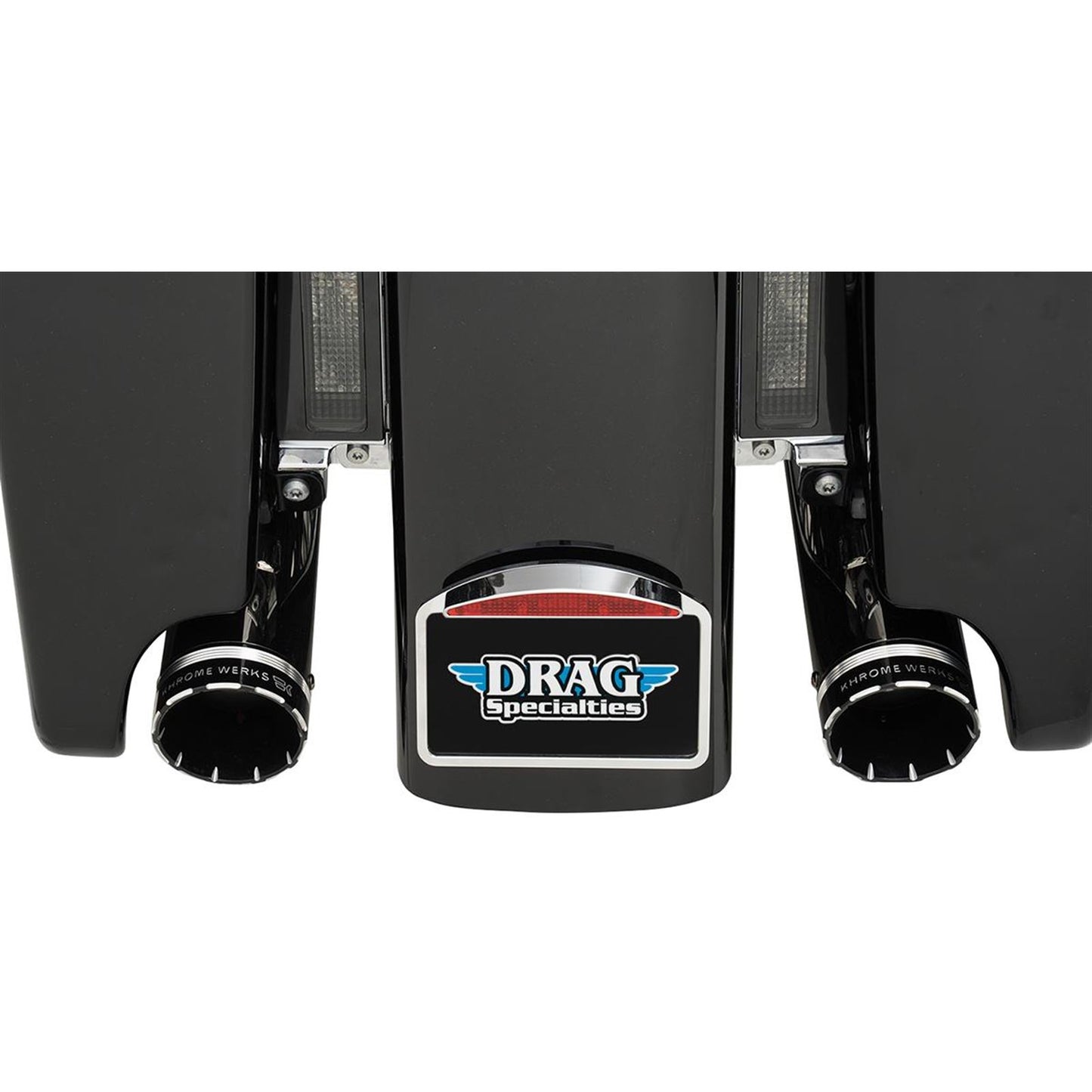 Drag Specialties License Plate Mount - Half-Moon 0906-6040_257704