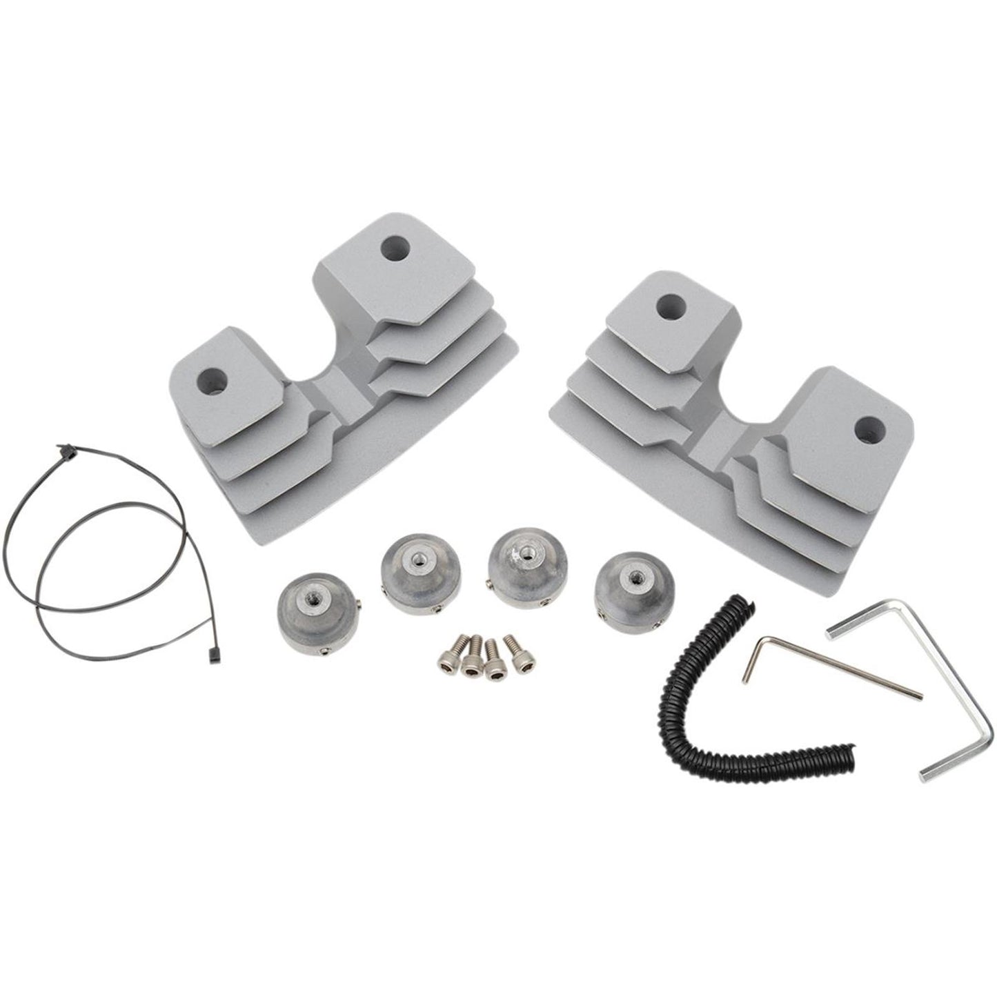 Drag Specialties Spark Plug Cover Silver 99-17 Twin Cam 0940-1314_257708