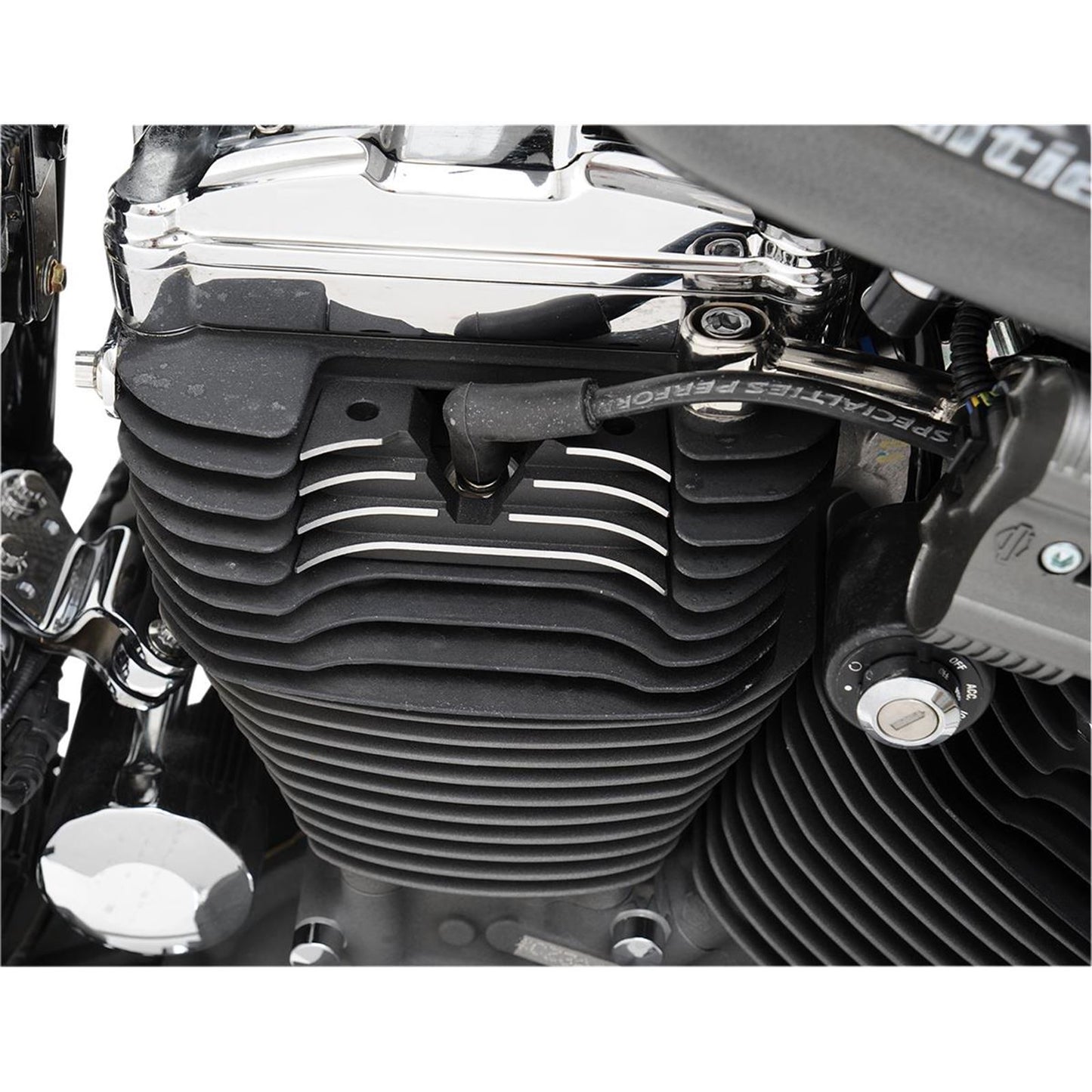 Drag Specialties Spark Plug Cover Black 04-17 Sportster 0940-1315_257710