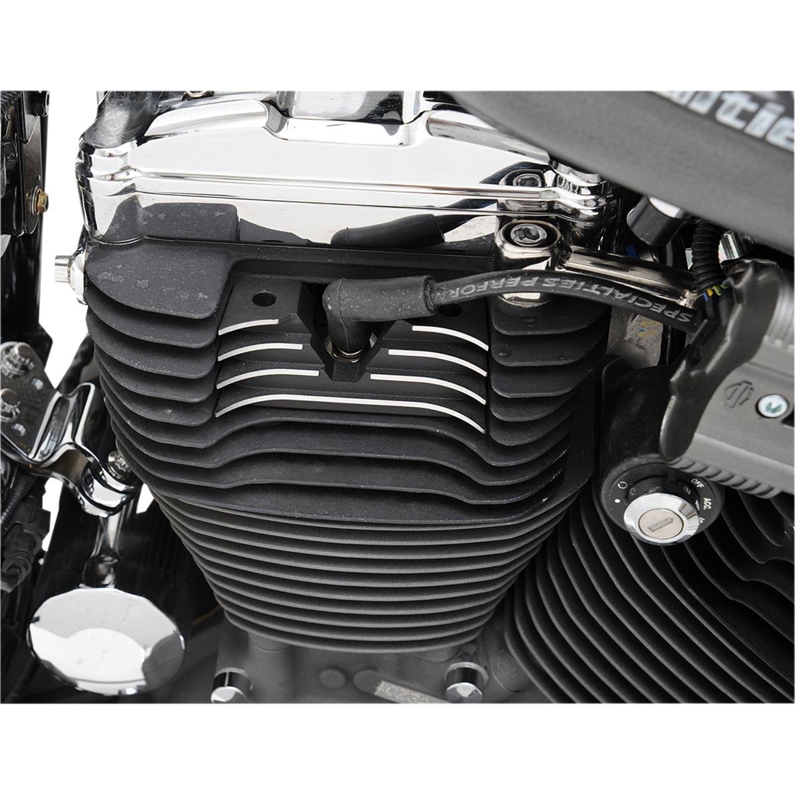 Drag Specialties Spark Plug Cover Black 04-17 Sportster 0940-1315_257710