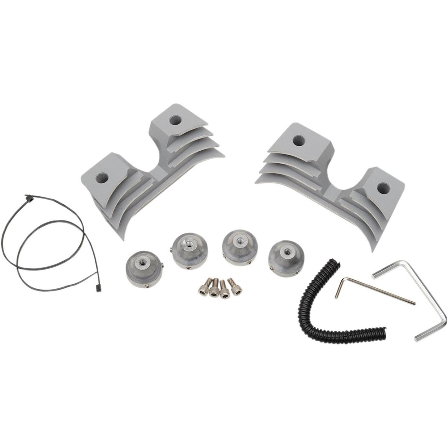 Drag Specialties Spark Plug Cover Silver 04-17 Sportster 0940-1316_257711
