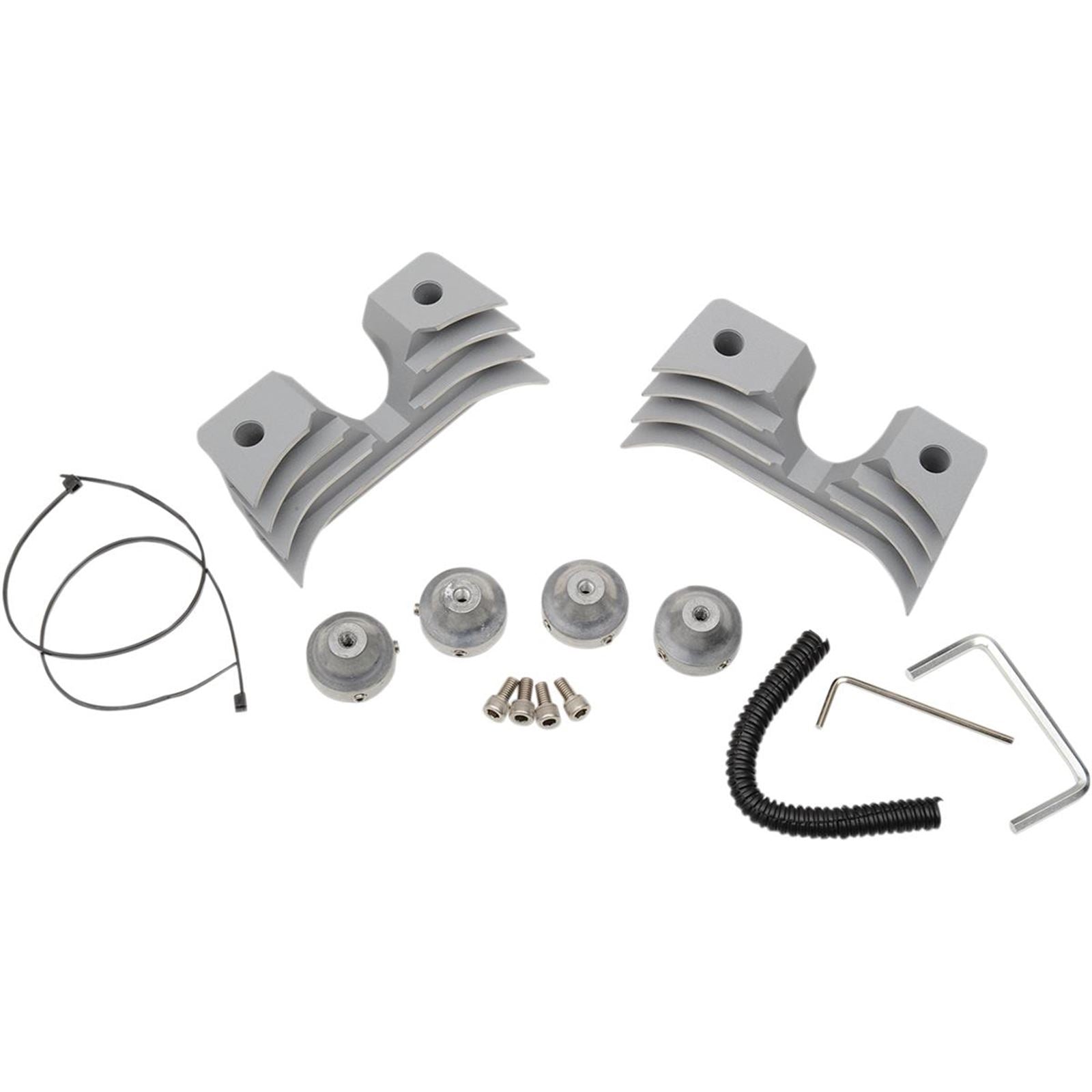 Drag Specialties Spark Plug Cover Silver 04-17 Sportster 0940-1316_257711