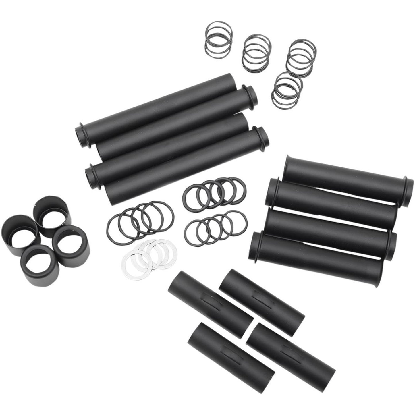 Drag Specialties Pushrod Tube Kit - Black - Twin Cam [MPN: 0928-0043]_257805