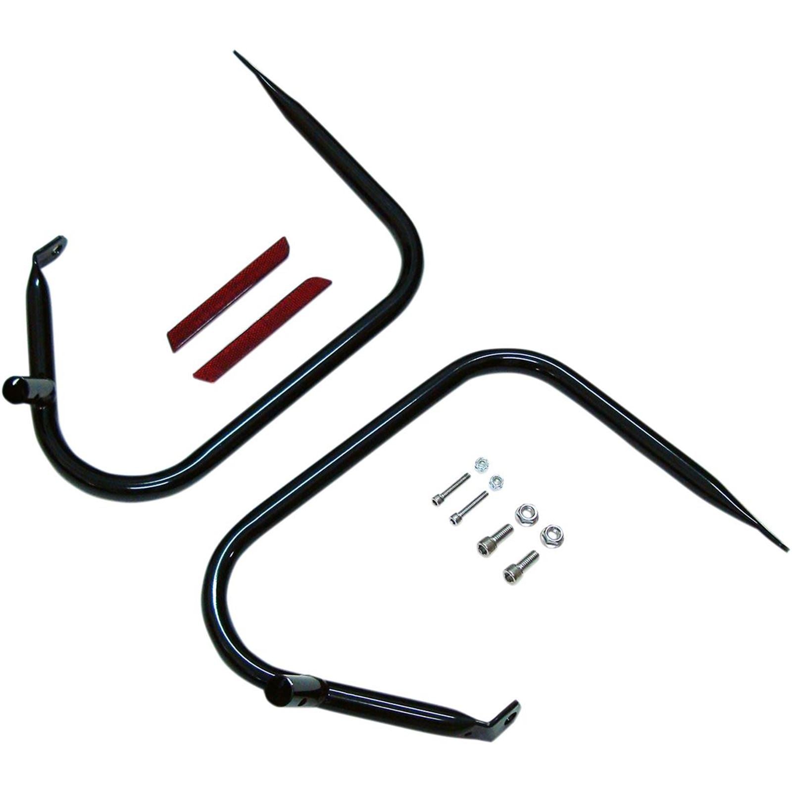 Drag Specialties Saddlebag Guards - Black 0505-1562_257855