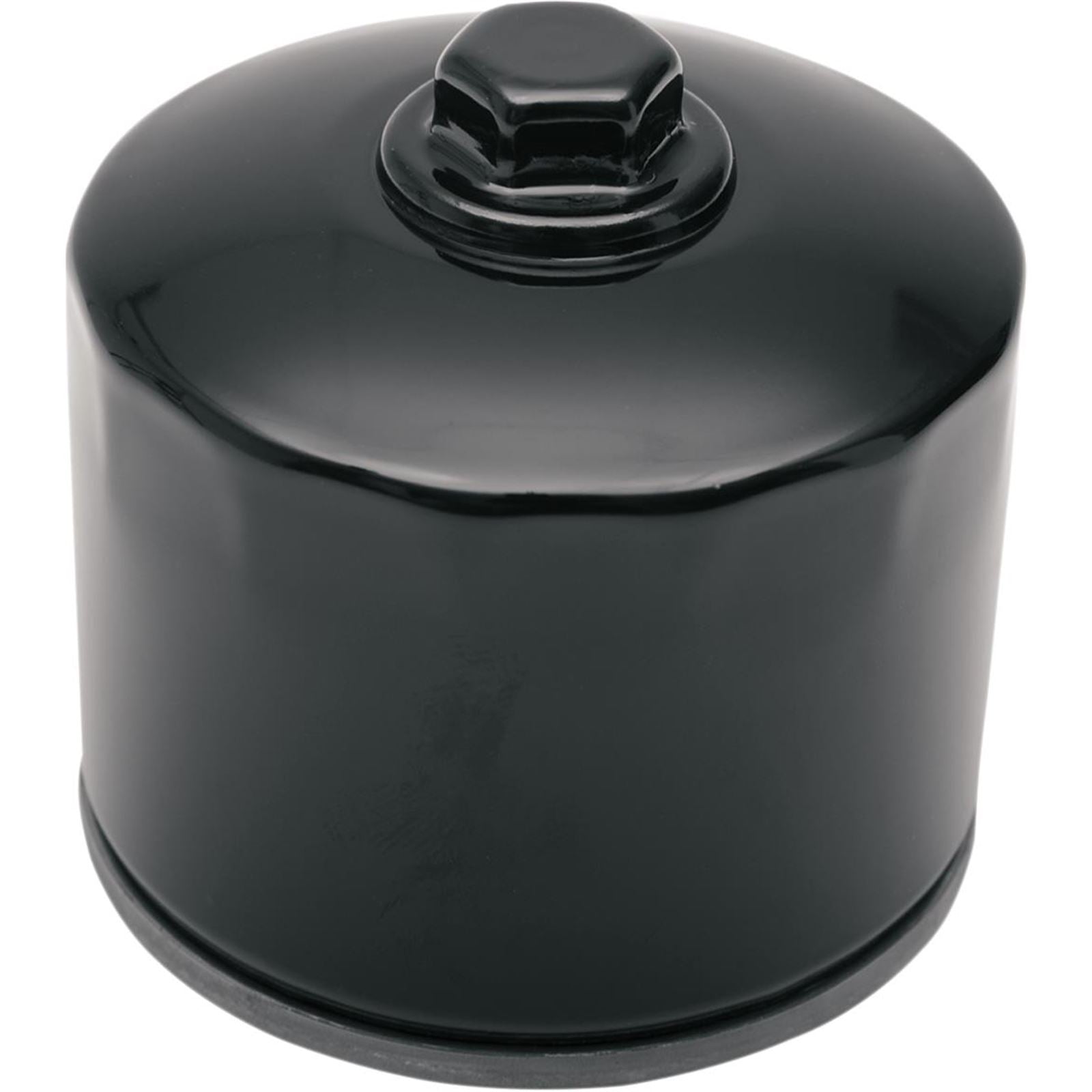 Drag Specialties Oil Filter - Spin-On - Black - with Nut 0712-0132_257869