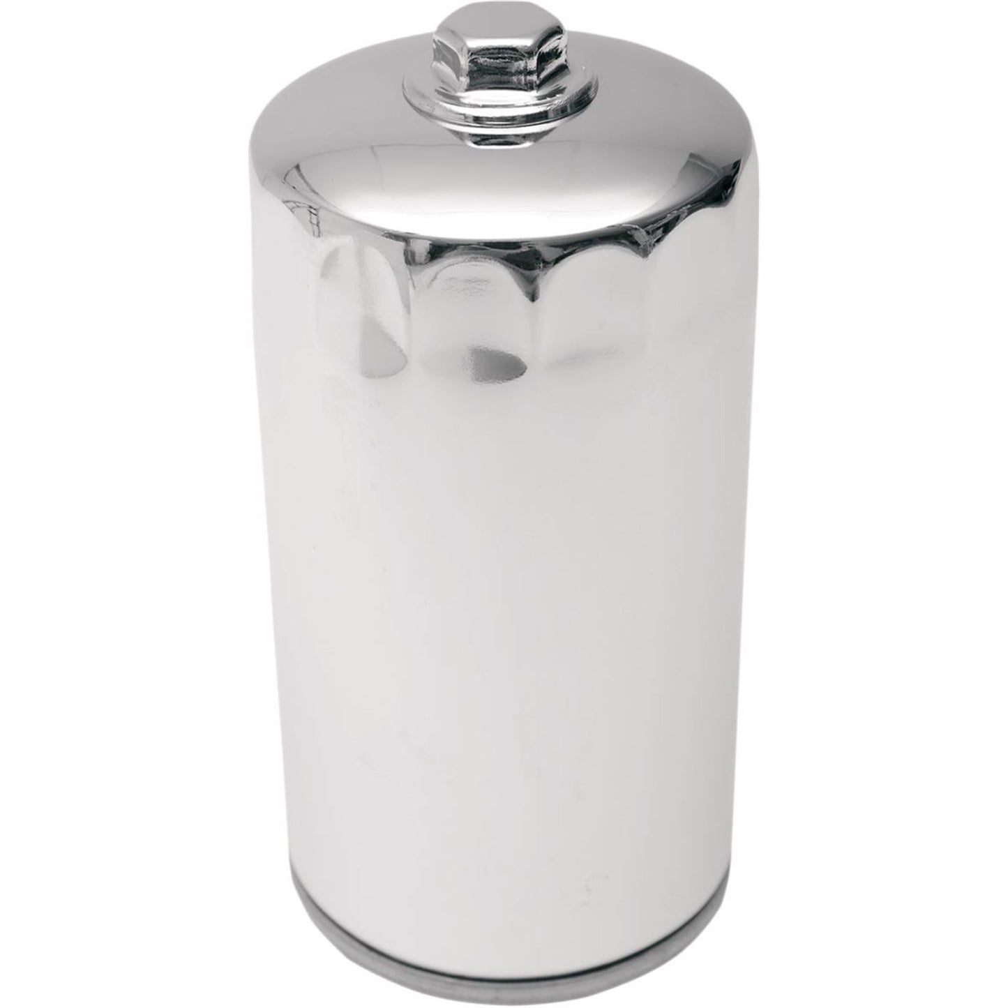 Drag Specialties Oil Filter - Spin-On - Chrome - with Nut 0712-0012_257874